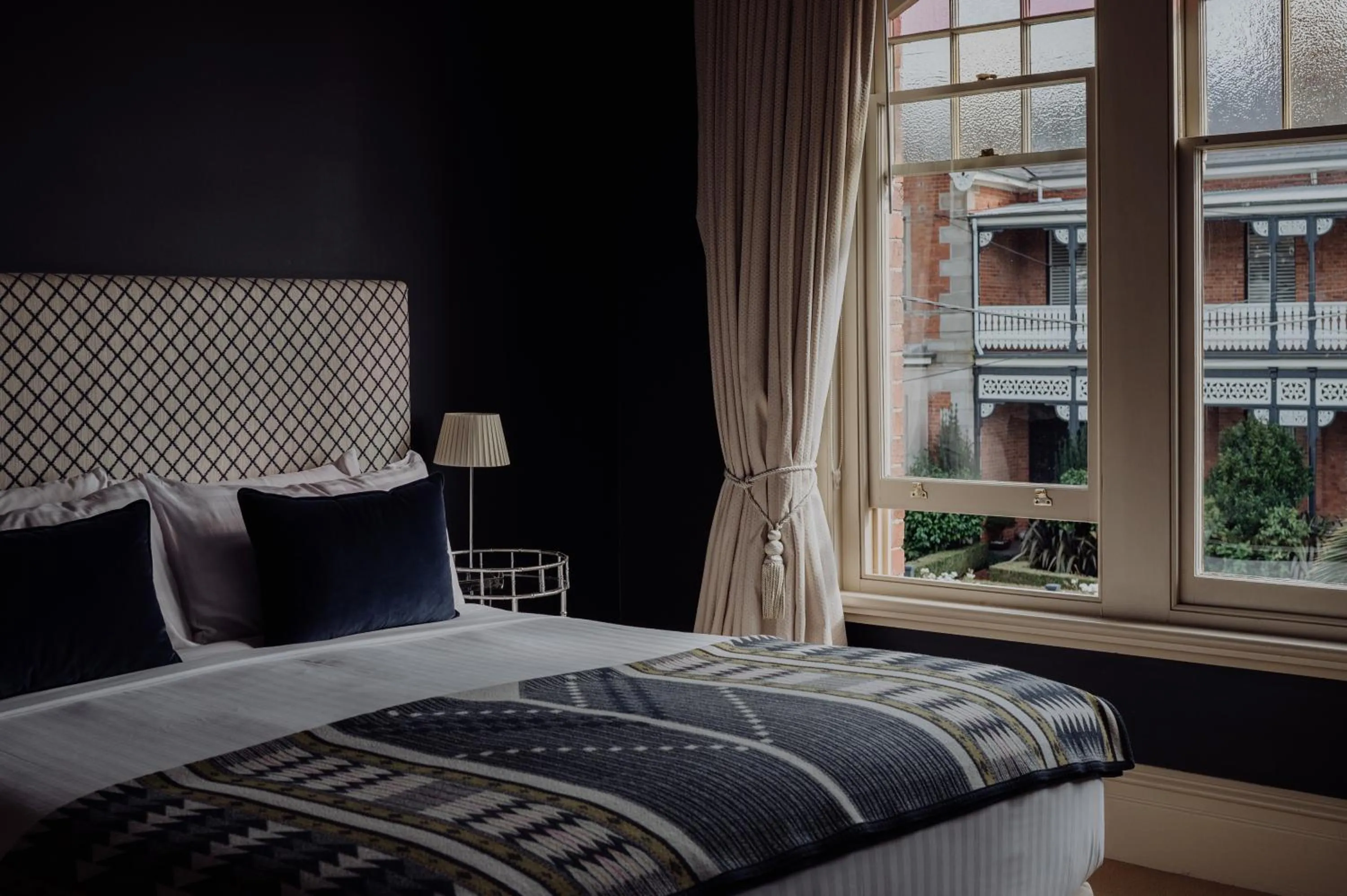 Bed in Grande Vue Hotel