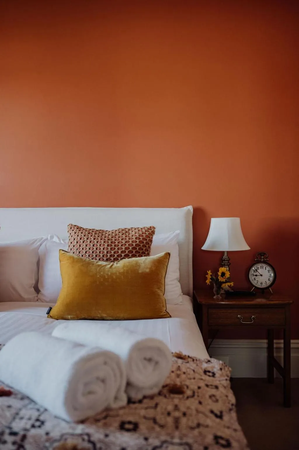 Bed in Grande Vue Hotel