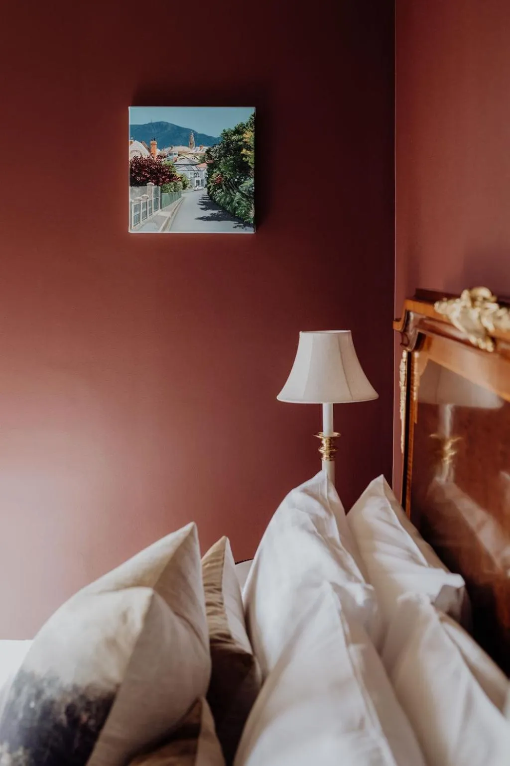 Bed in Grande Vue Hotel