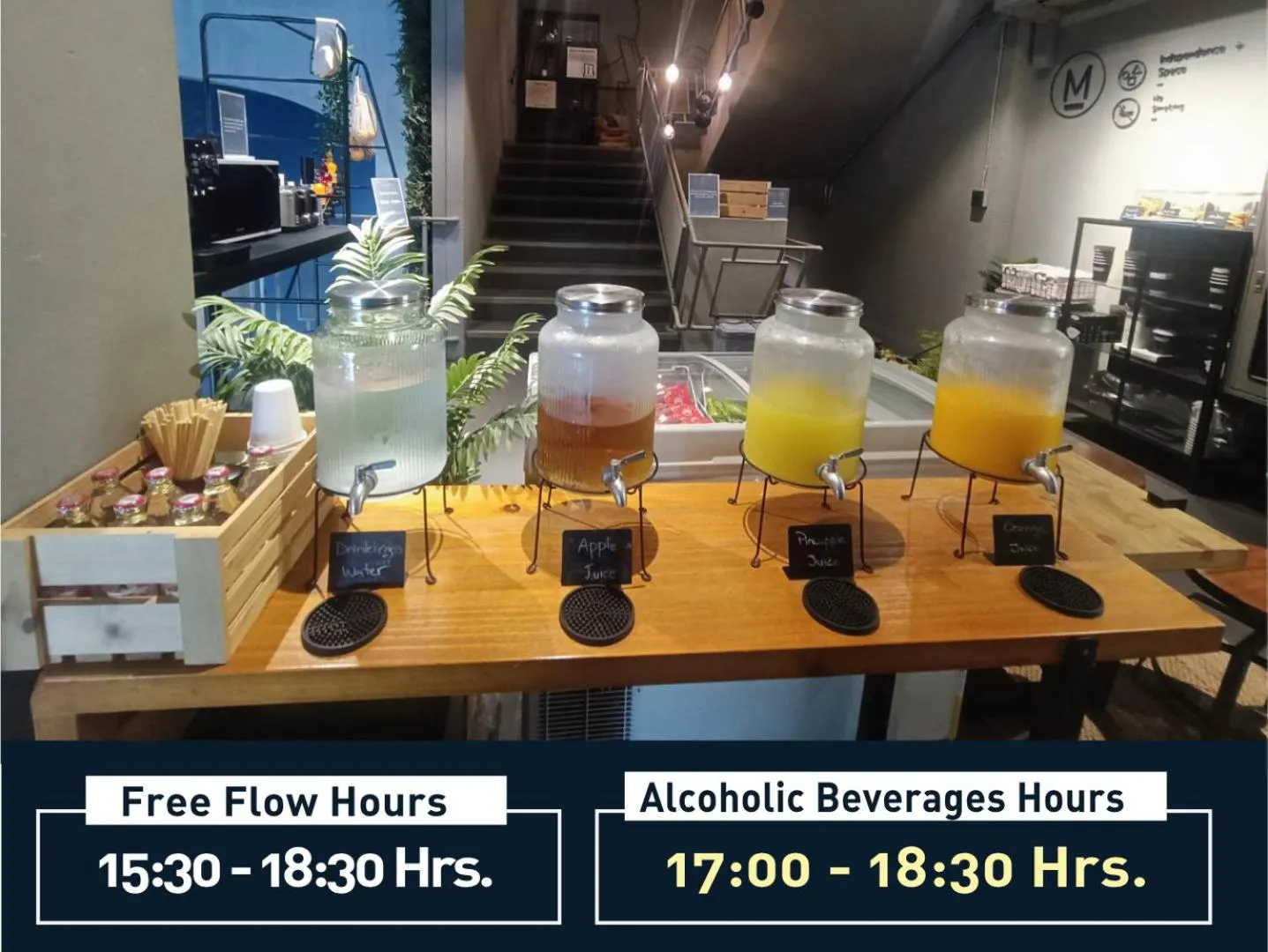 Alcoholic drinks in THA City Loft by TH District