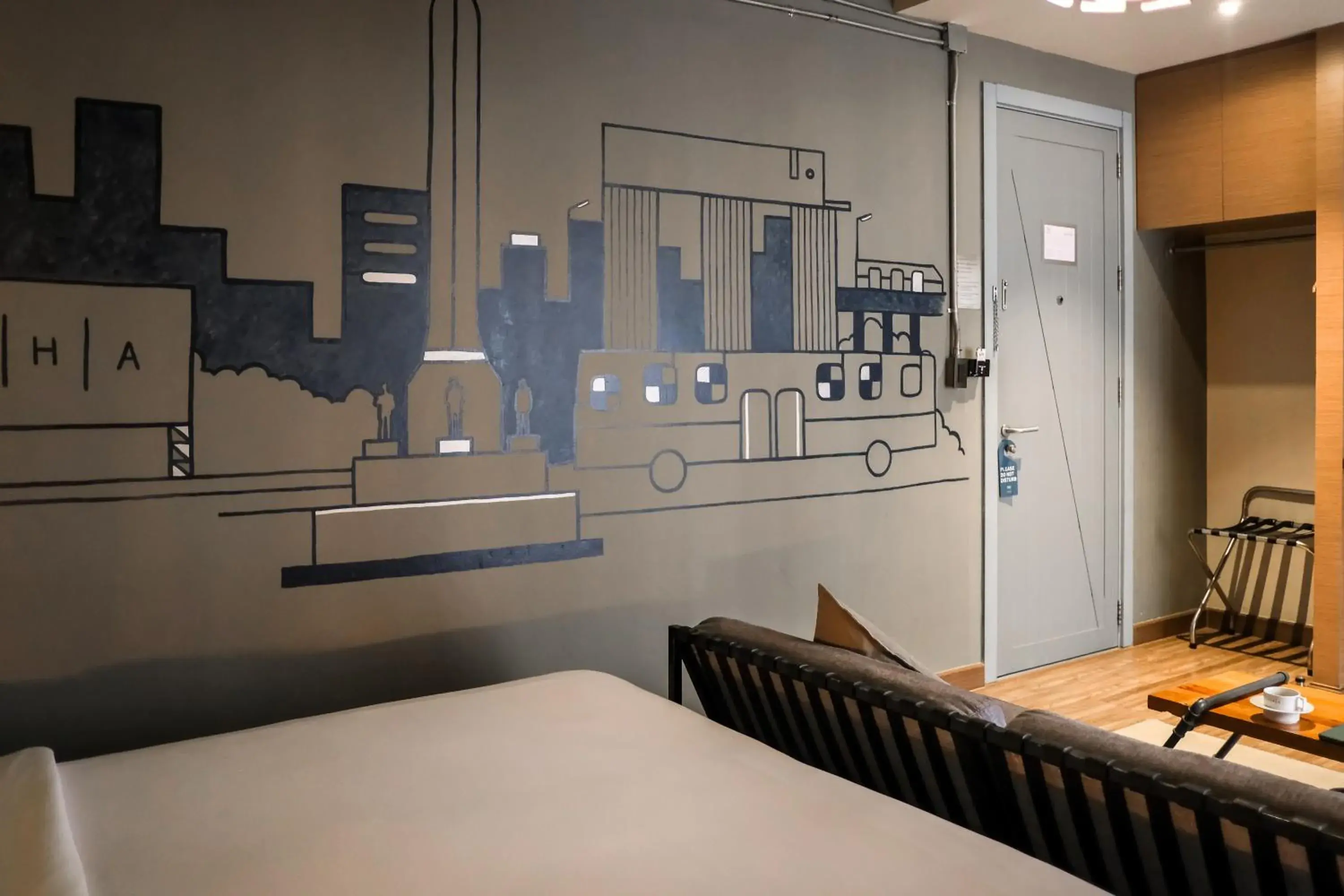 Property logo or sign, Bed in THA City Loft by TH District Property logo or sign, Bed in THA City Loft by TH District