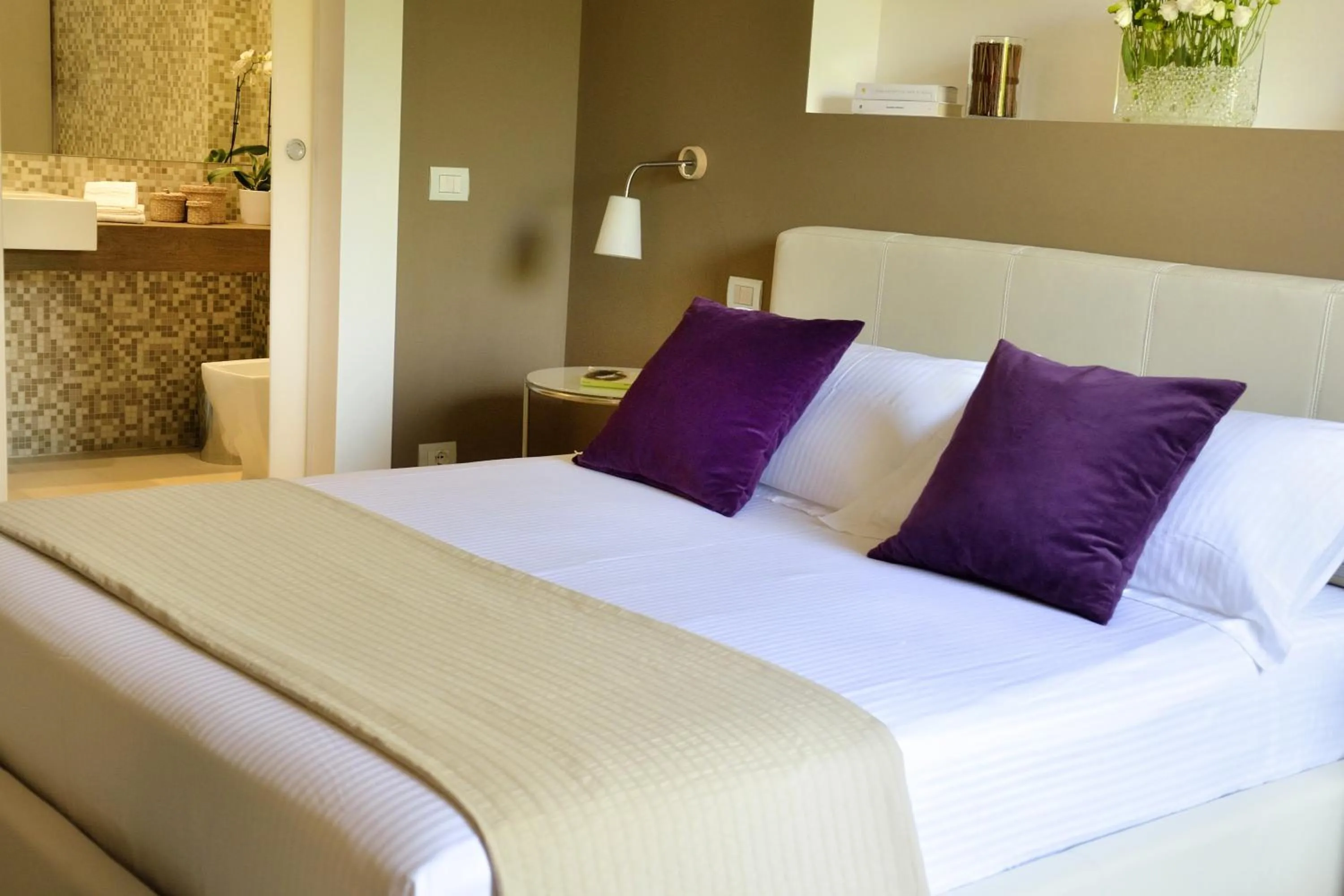 Bed in Baglio Caruana Cantina & Relais