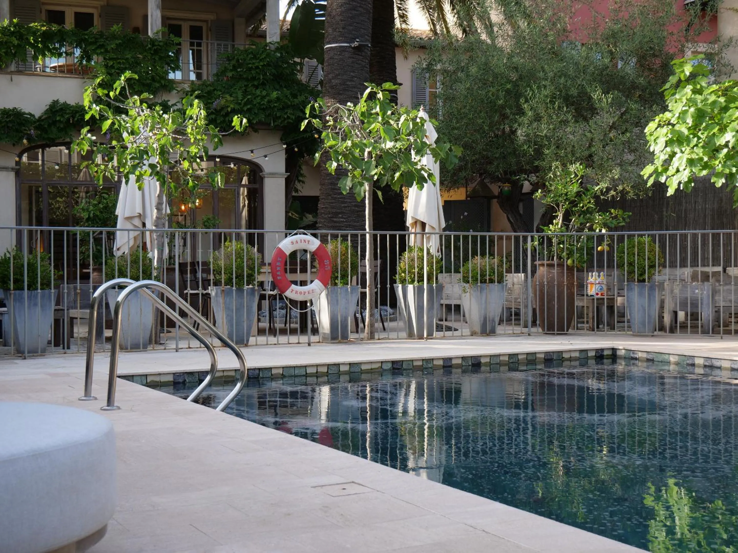 Pool view in Pastis Hotel Saint-Tropez