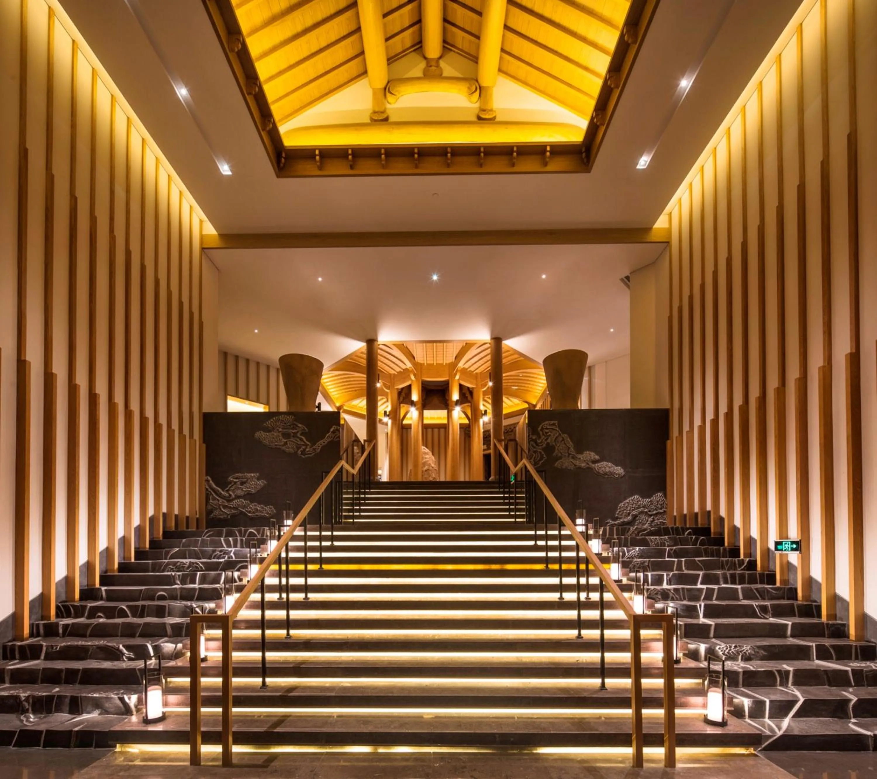 Facade/entrance in Banyan Tree Huangshan