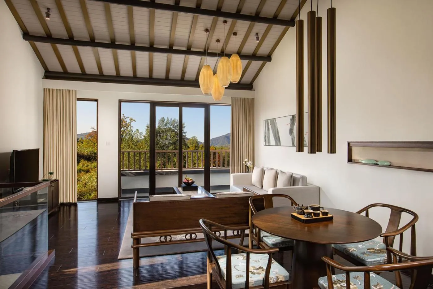 Living room in Banyan Tree Huangshan