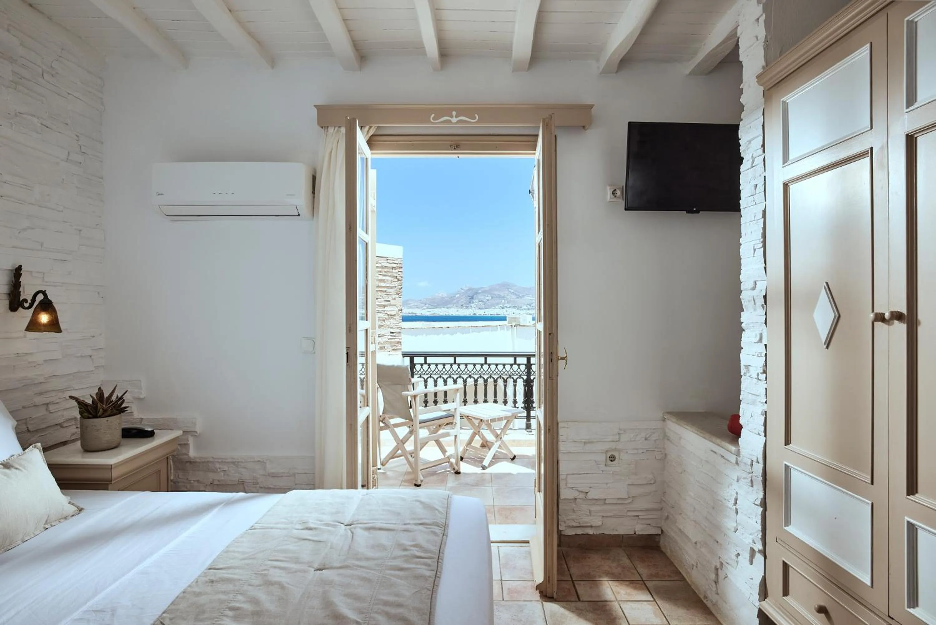 Bed in Naxos Magic Village