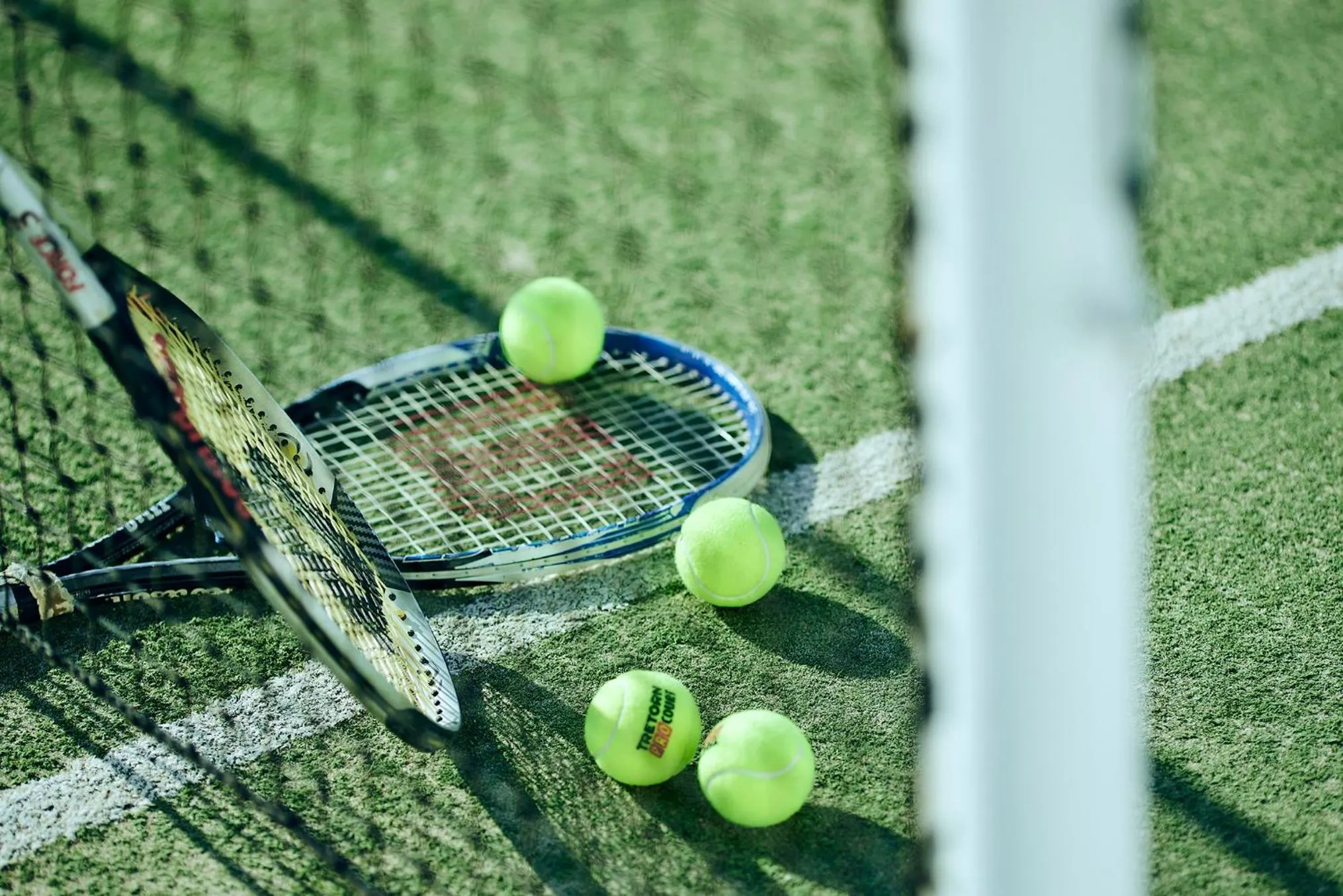 Tennis court in Naxos Magic Village