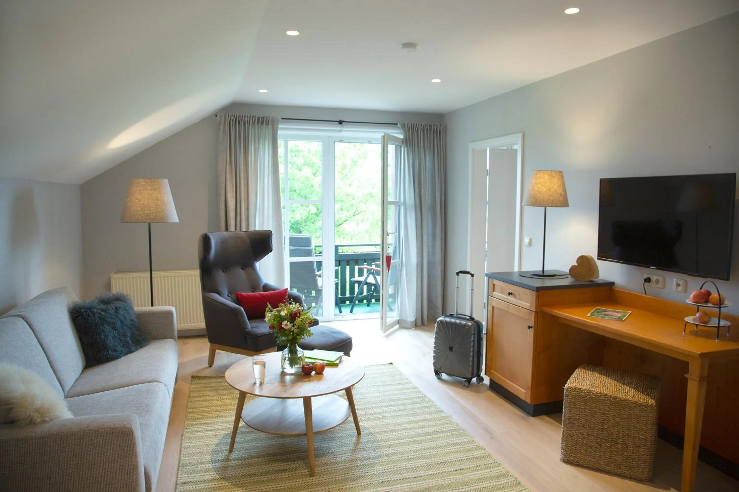 Living room in Hotel Sankt Leonhard - Dein Wohlfühlort zum Loslassen und Kraftschöpfen