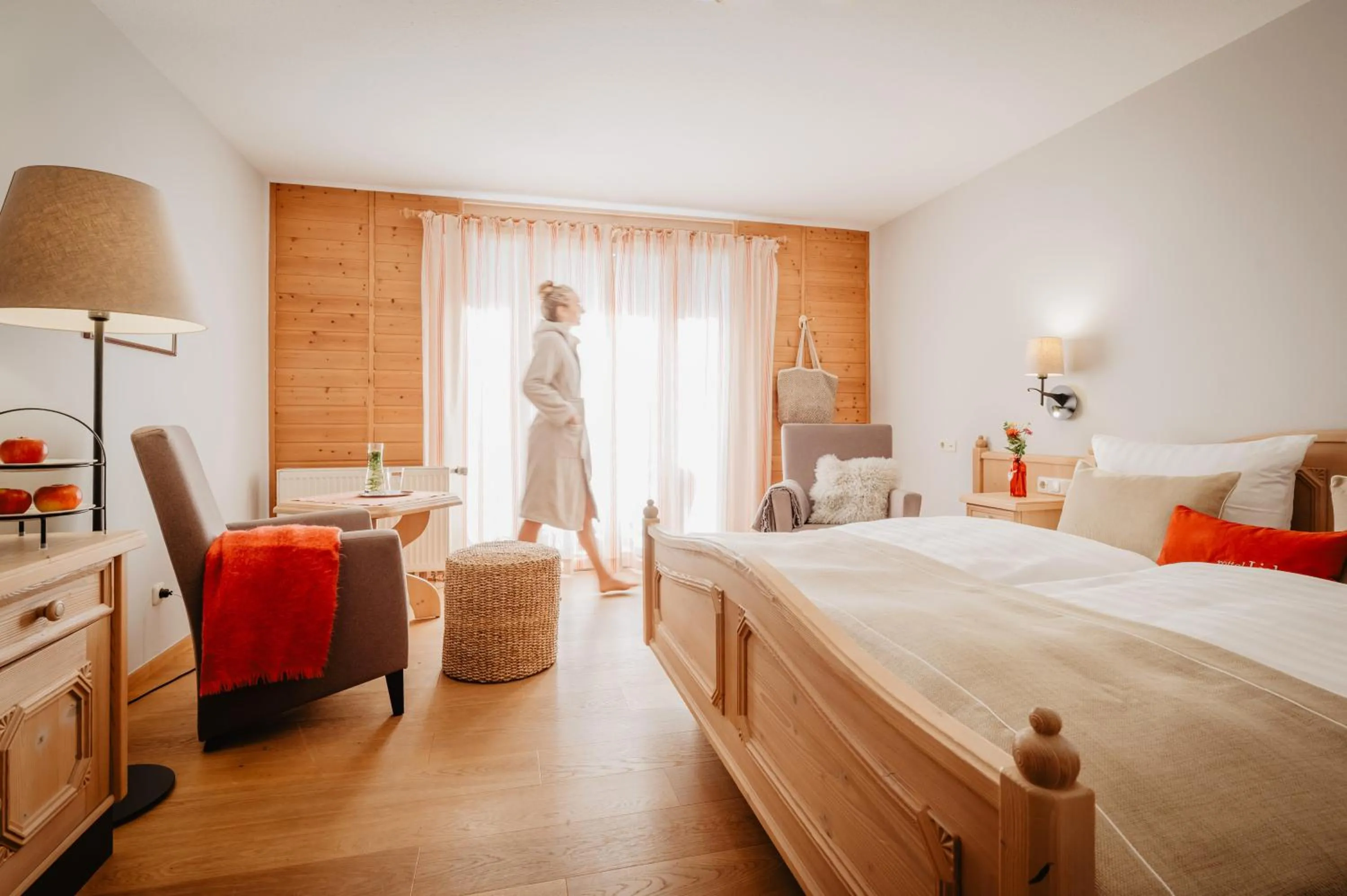 Bed in Hotel Sankt Leonhard - Dein Wohlfühlort zum Loslassen und Kraftschöpfen