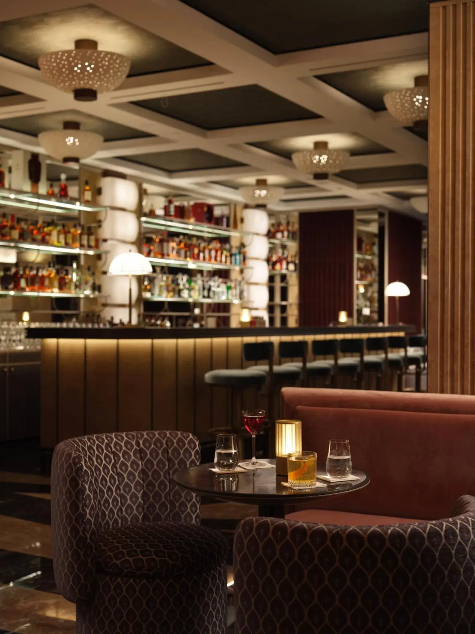 Lounge or bar in Mandarin Oriental, Vienna Lounge or bar in Mandarin Oriental, Vienna