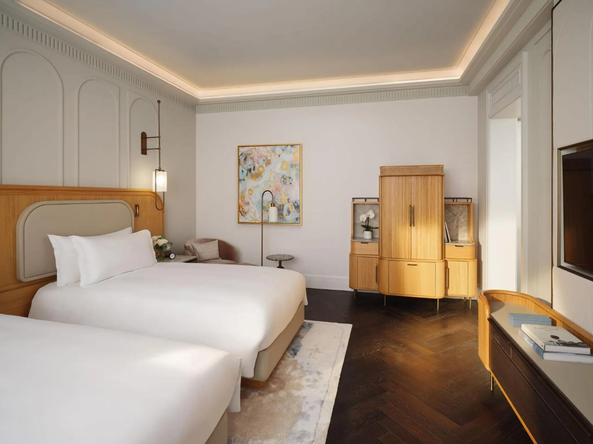 Bedroom, Bed in Mandarin Oriental, Vienna