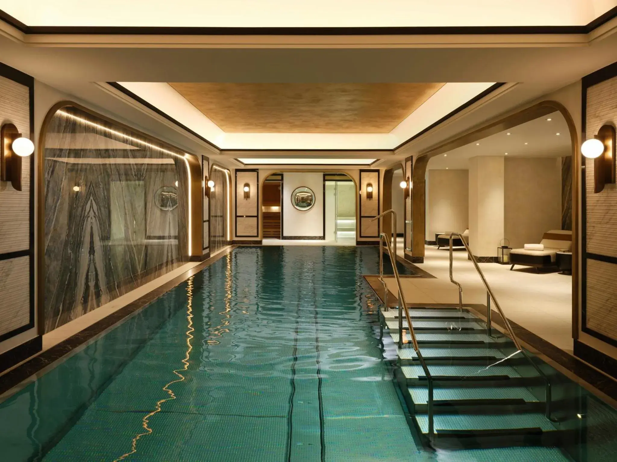 Swimming pool in Mandarin Oriental, Vienna Swimming pool in Mandarin Oriental, Vienna