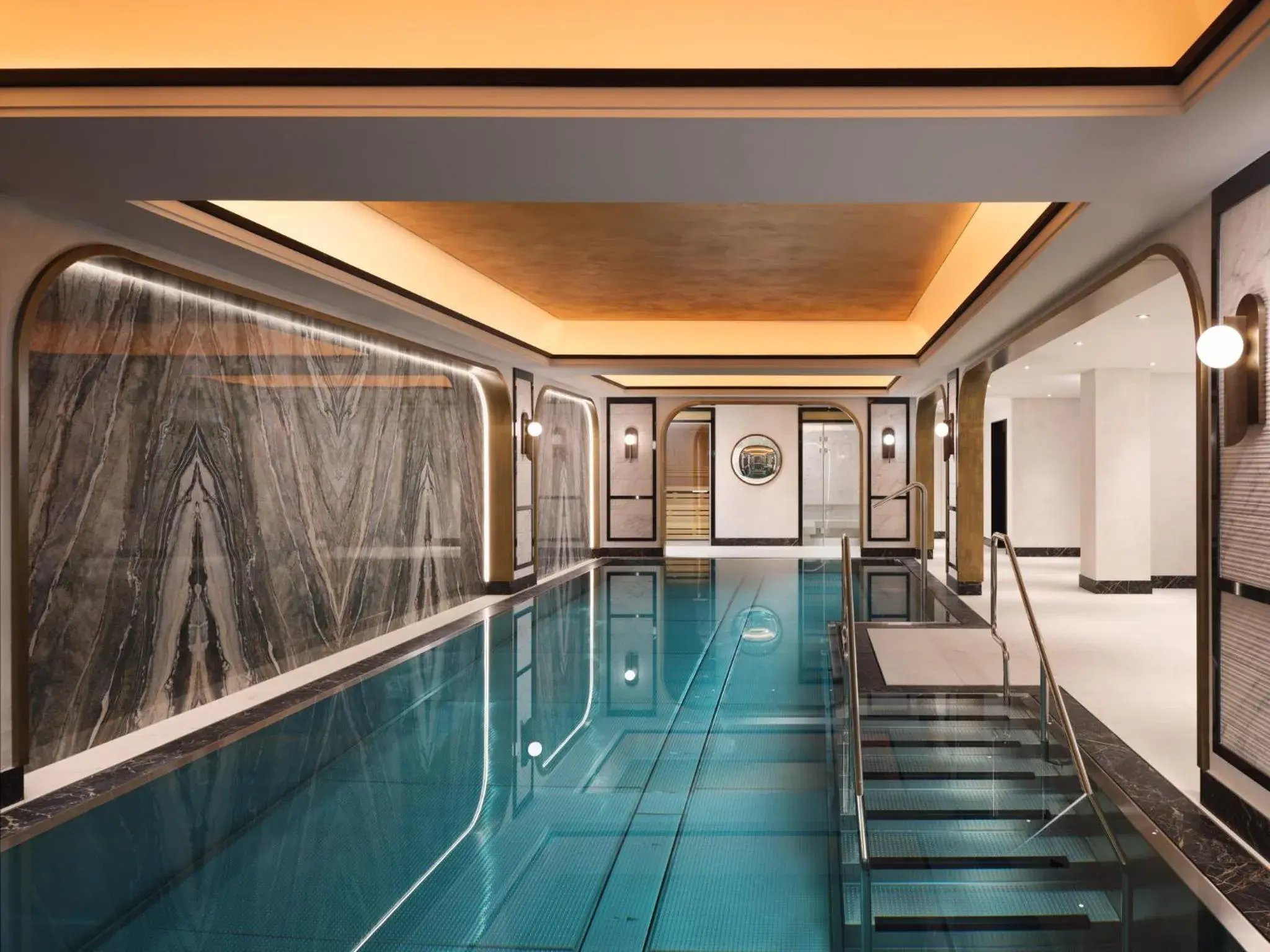 Swimming pool in Mandarin Oriental, Vienna Swimming pool in Mandarin Oriental, Vienna