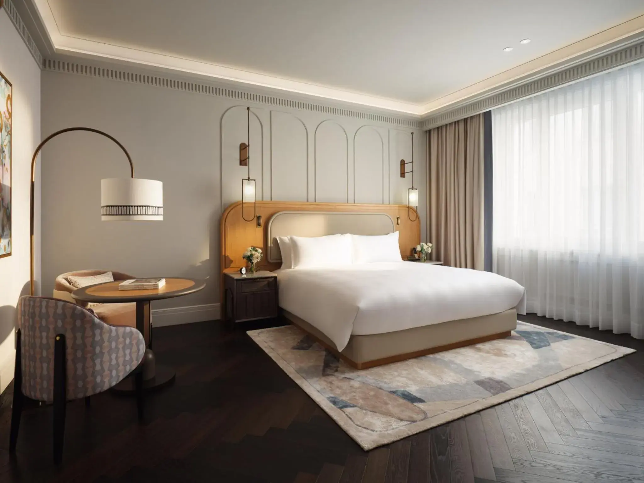 Photo of the whole room, Bed in Mandarin Oriental, Vienna Photo of the whole room, Bed in Mandarin Oriental, Vienna