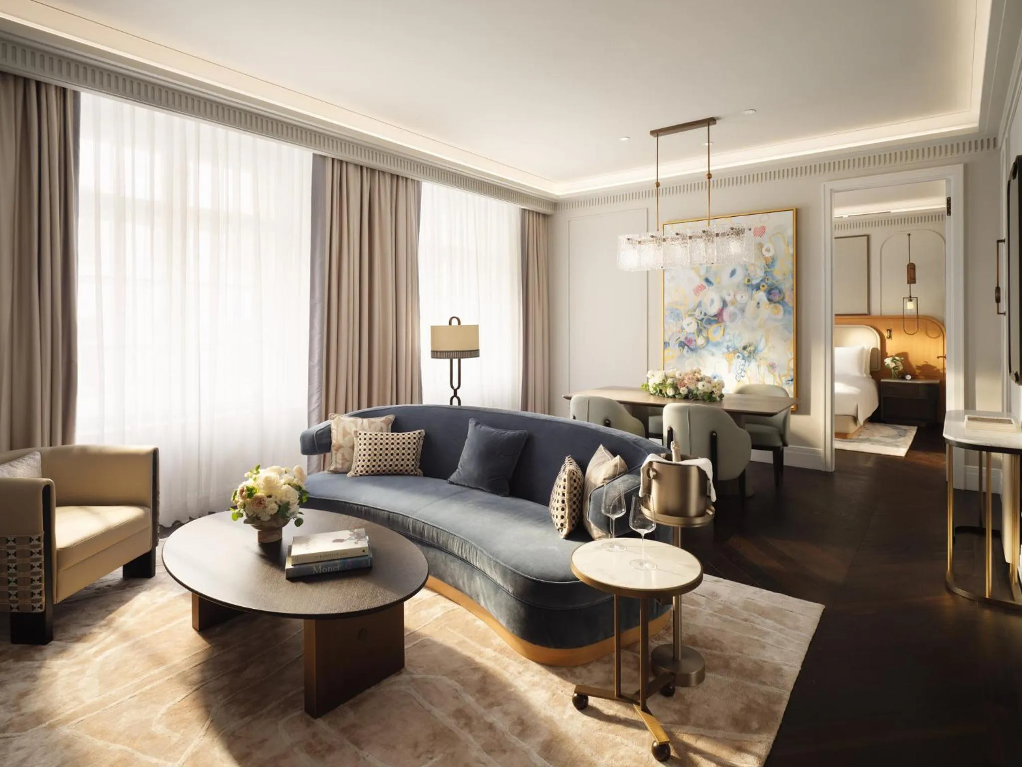 Bedroom in Mandarin Oriental, Vienna