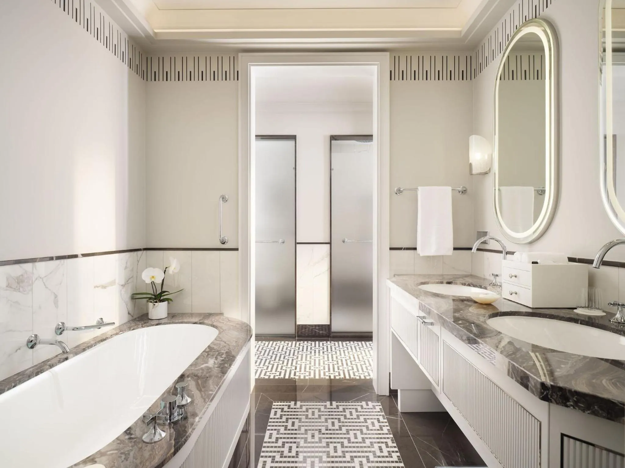 Bathroom in Mandarin Oriental, Vienna