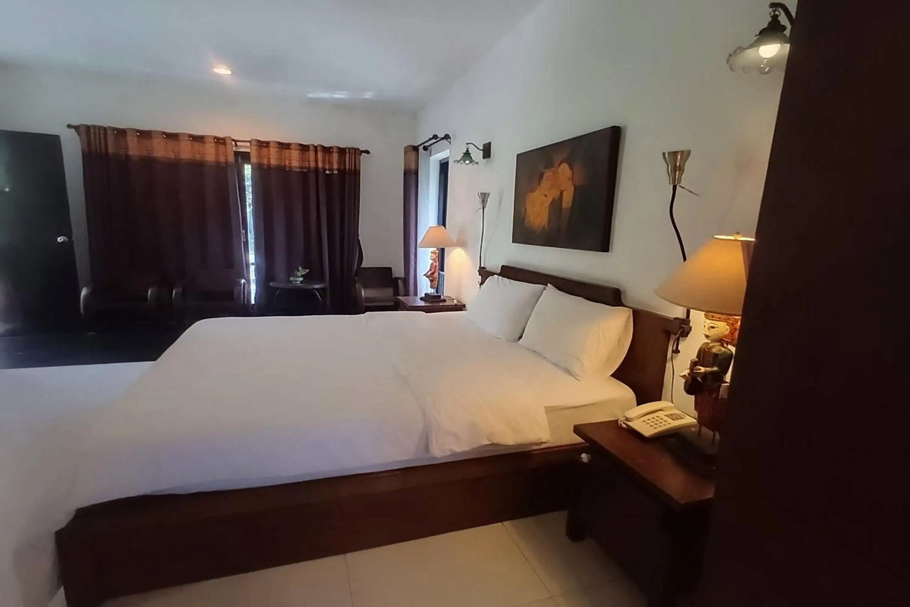 Bed in Baan Orawee Boutique Hotel