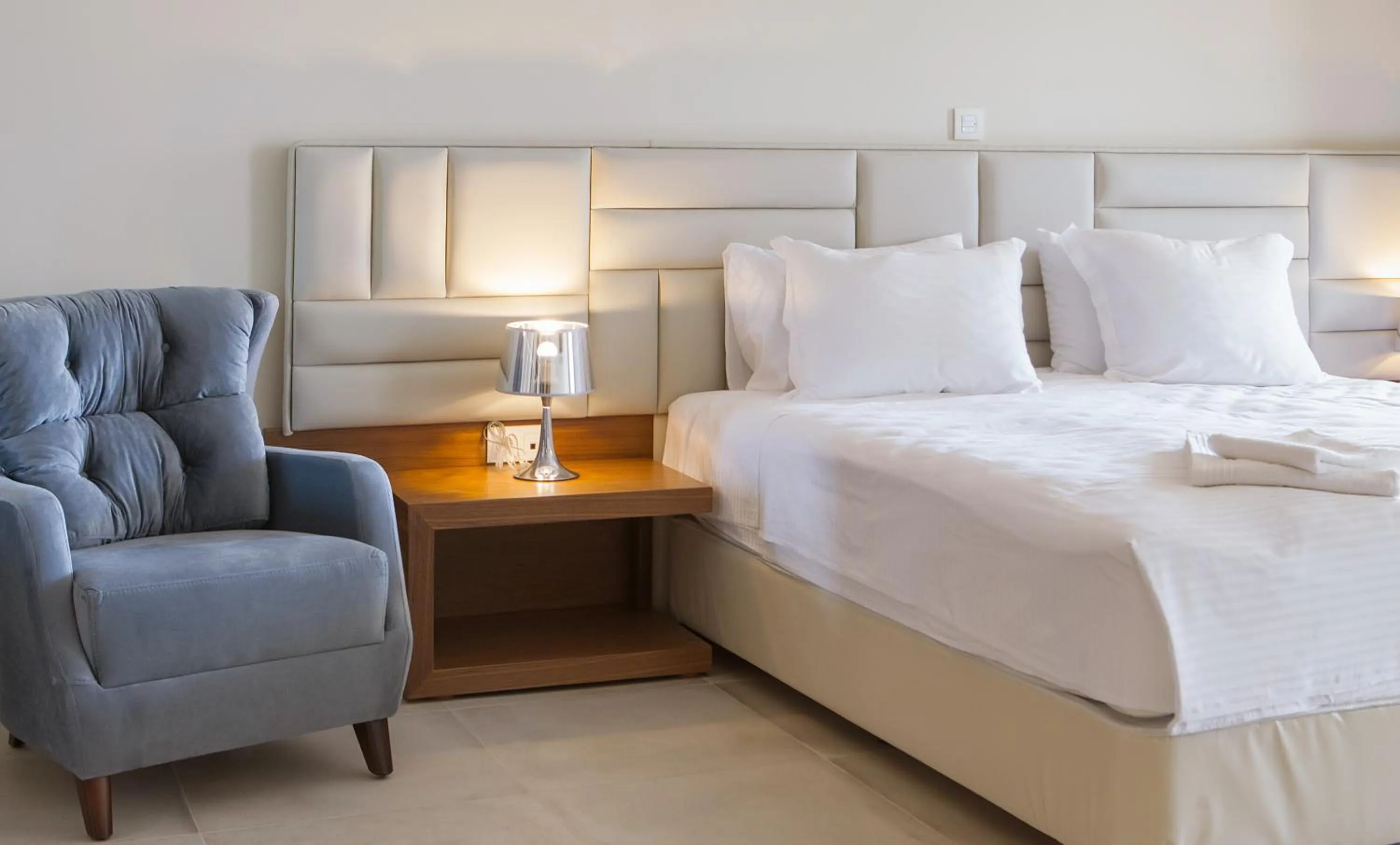 Decorative detail, Bed in Electra Hotel