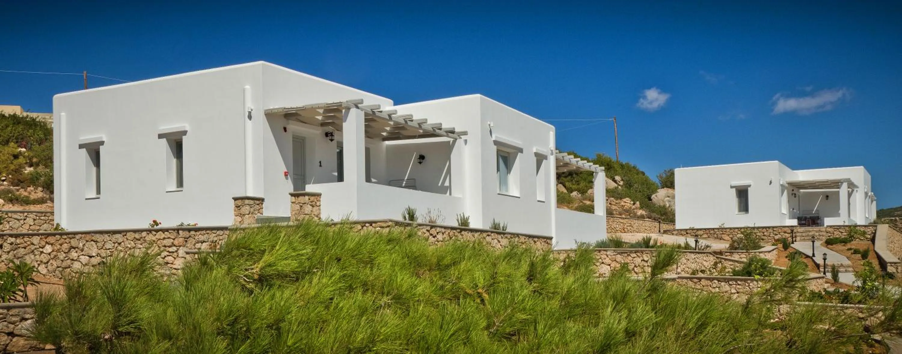 Garden view in Alsalos villas