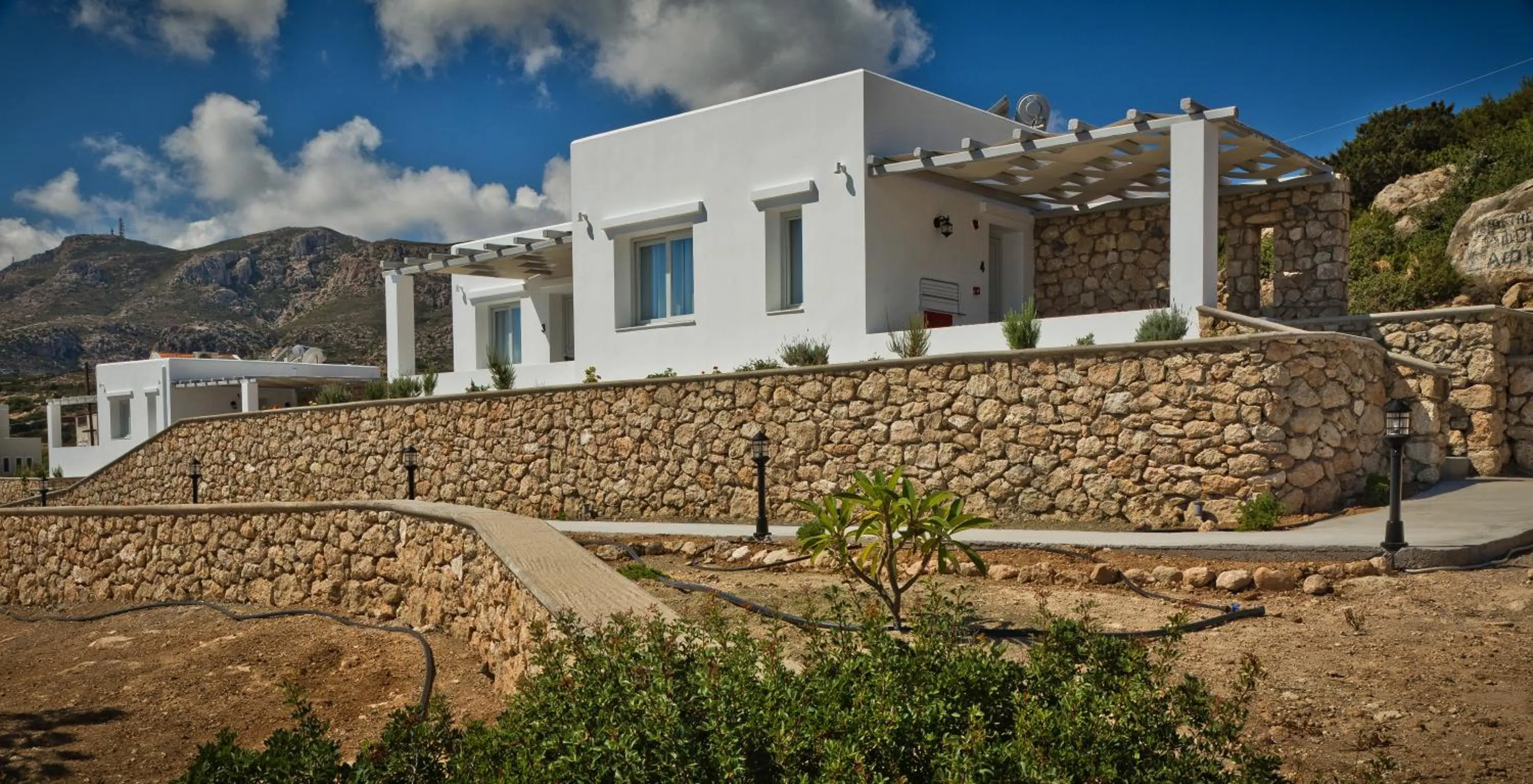 Garden view in Alsalos villas