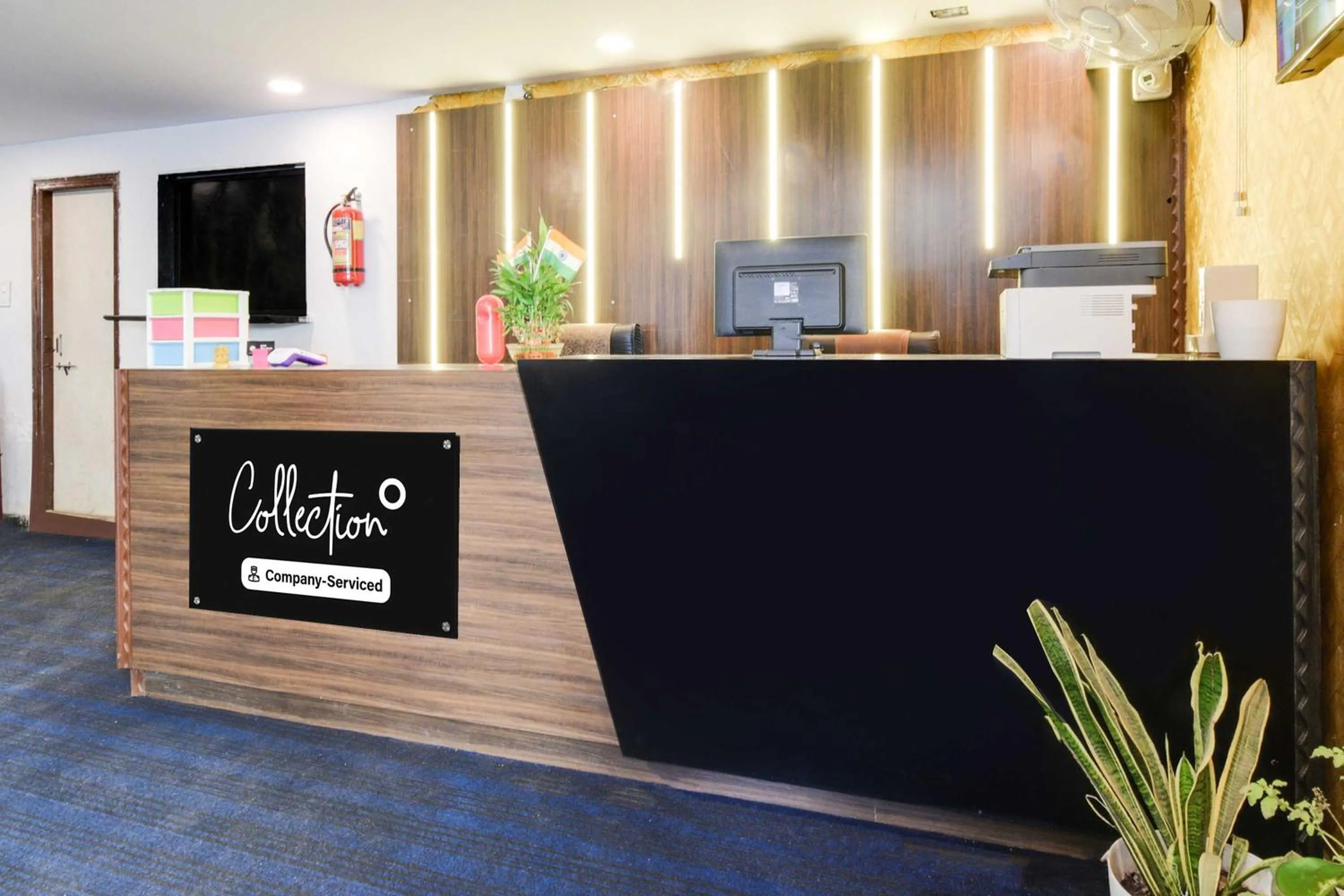 Lobby or reception in Townhouse Oak Shamshabad Paradise