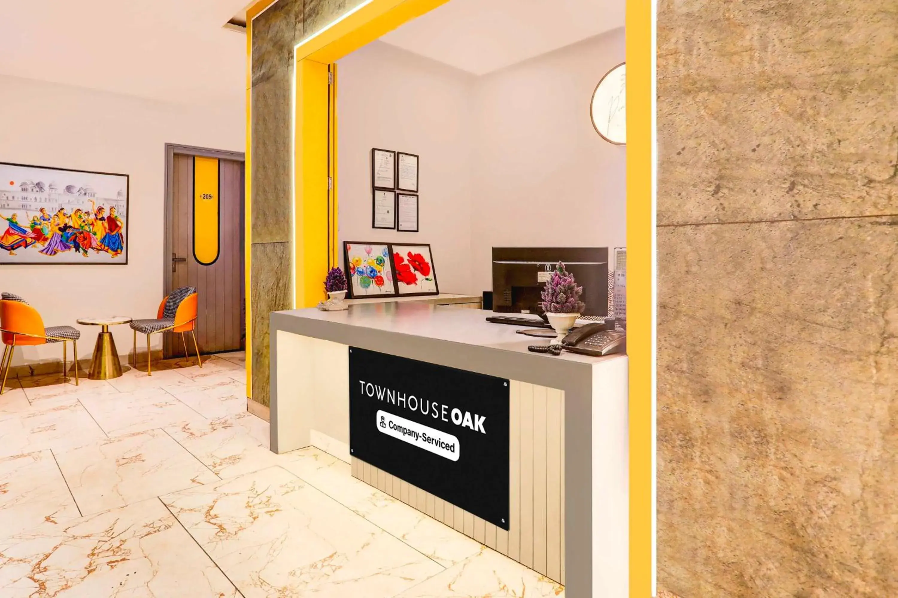 Lobby or reception in Townhouse Oak Vaishali Nagar Jaipur Lobby or reception in Townhouse Oak Vaishali Nagar Jaipur