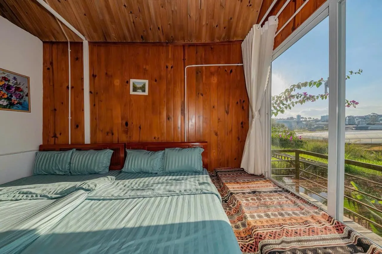 Bed in Zen Homestay Đà Lạt