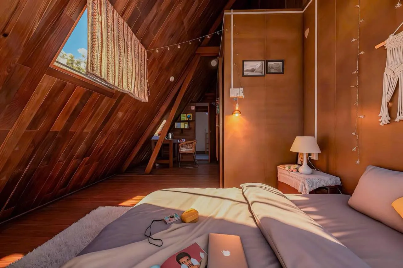 Bed in Zen Homestay Đà Lạt