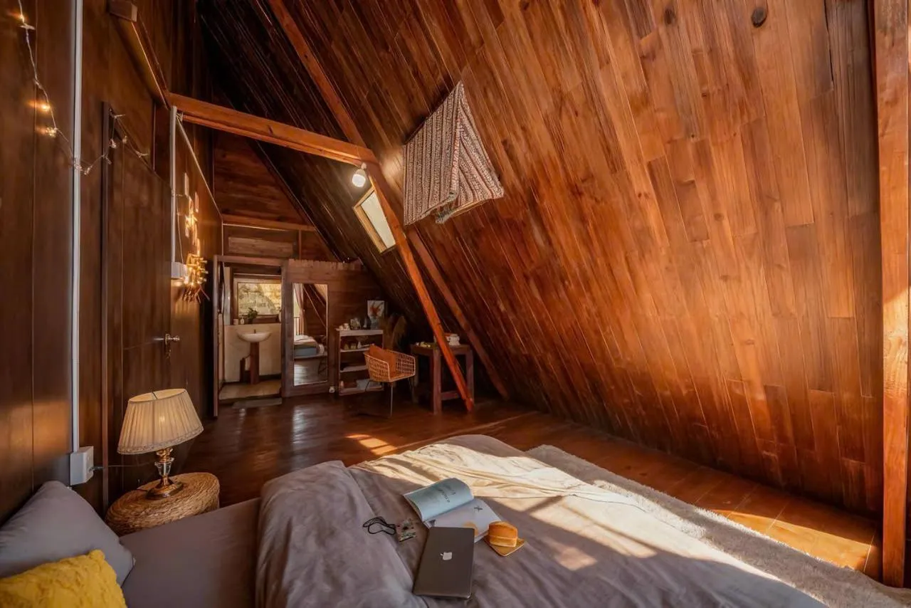 Bed in Zen Homestay Đà Lạt
