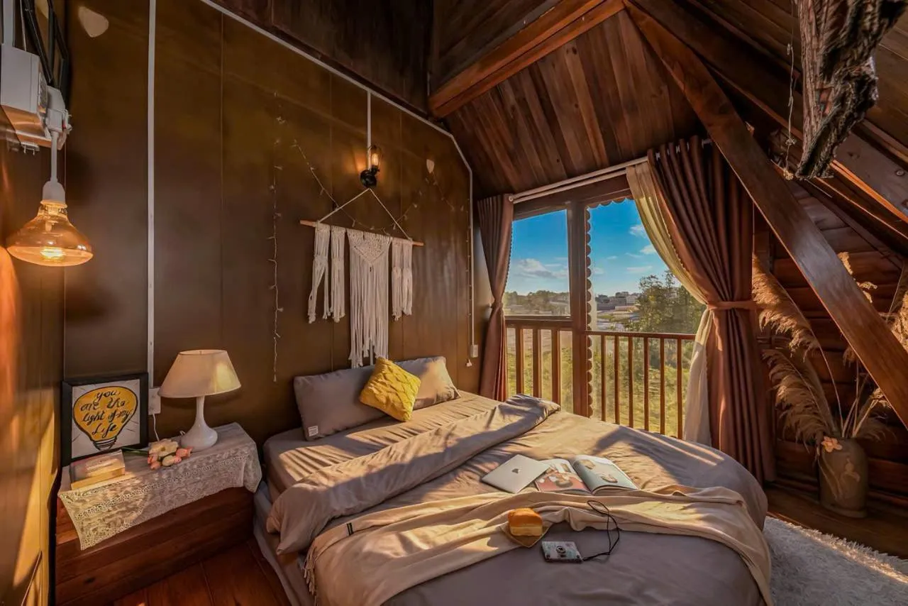 Bed in Zen Homestay Đà Lạt