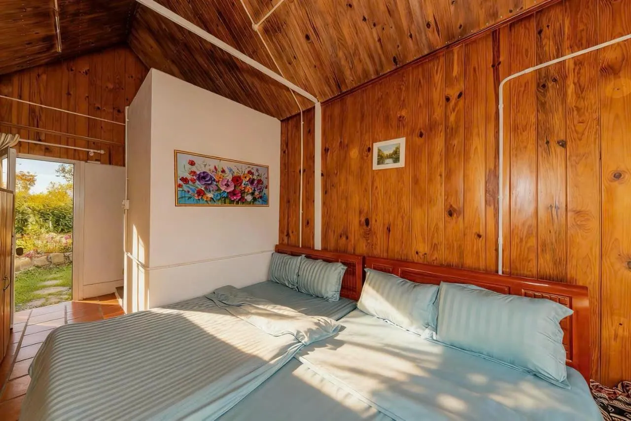 Bed in Zen Homestay Đà Lạt