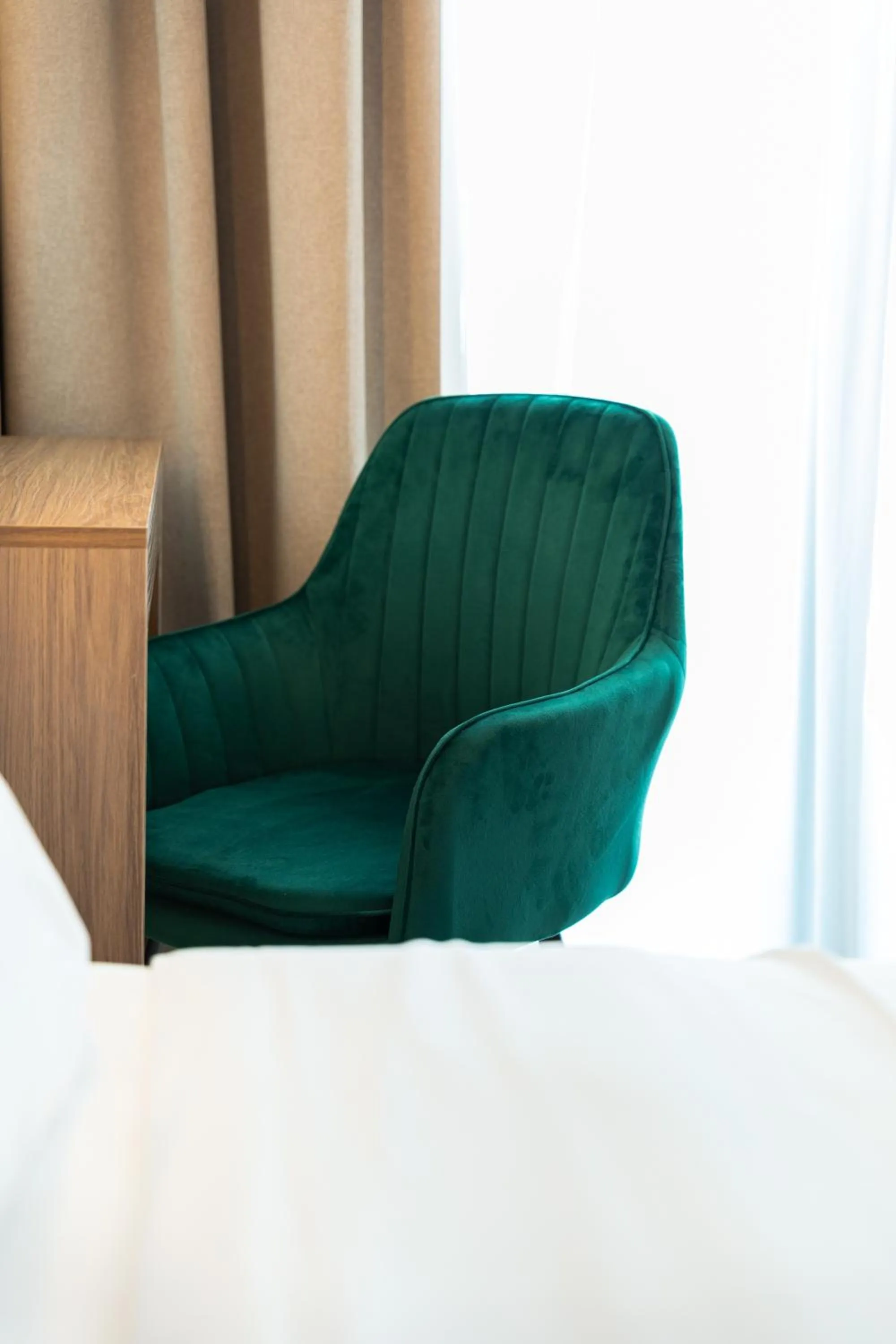 Seating area in Philia Center Suites