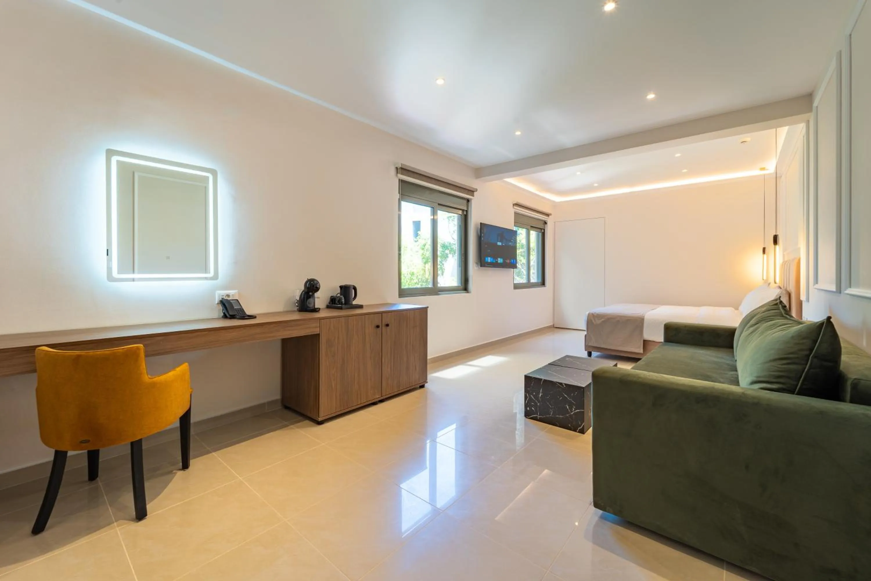 Photo of the whole room in Philia Center Suites