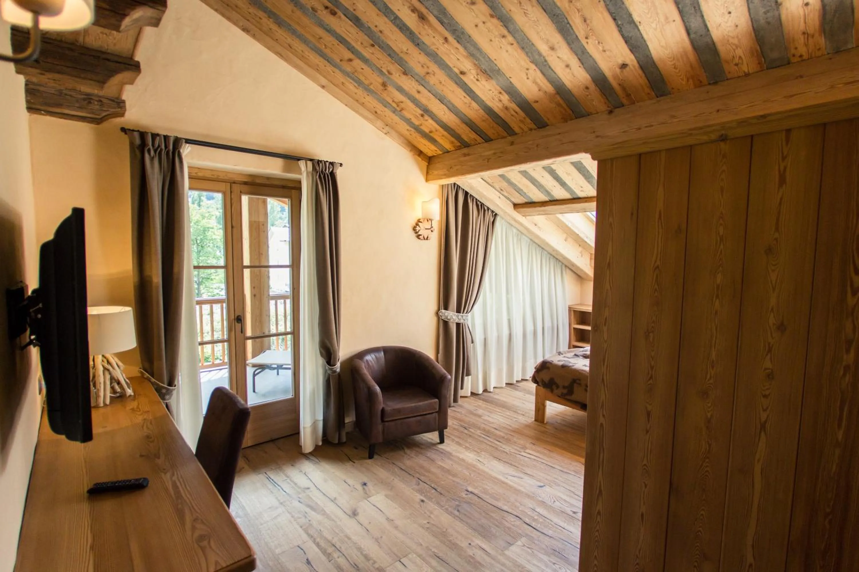 Bedroom in Hotel Les Montagnards