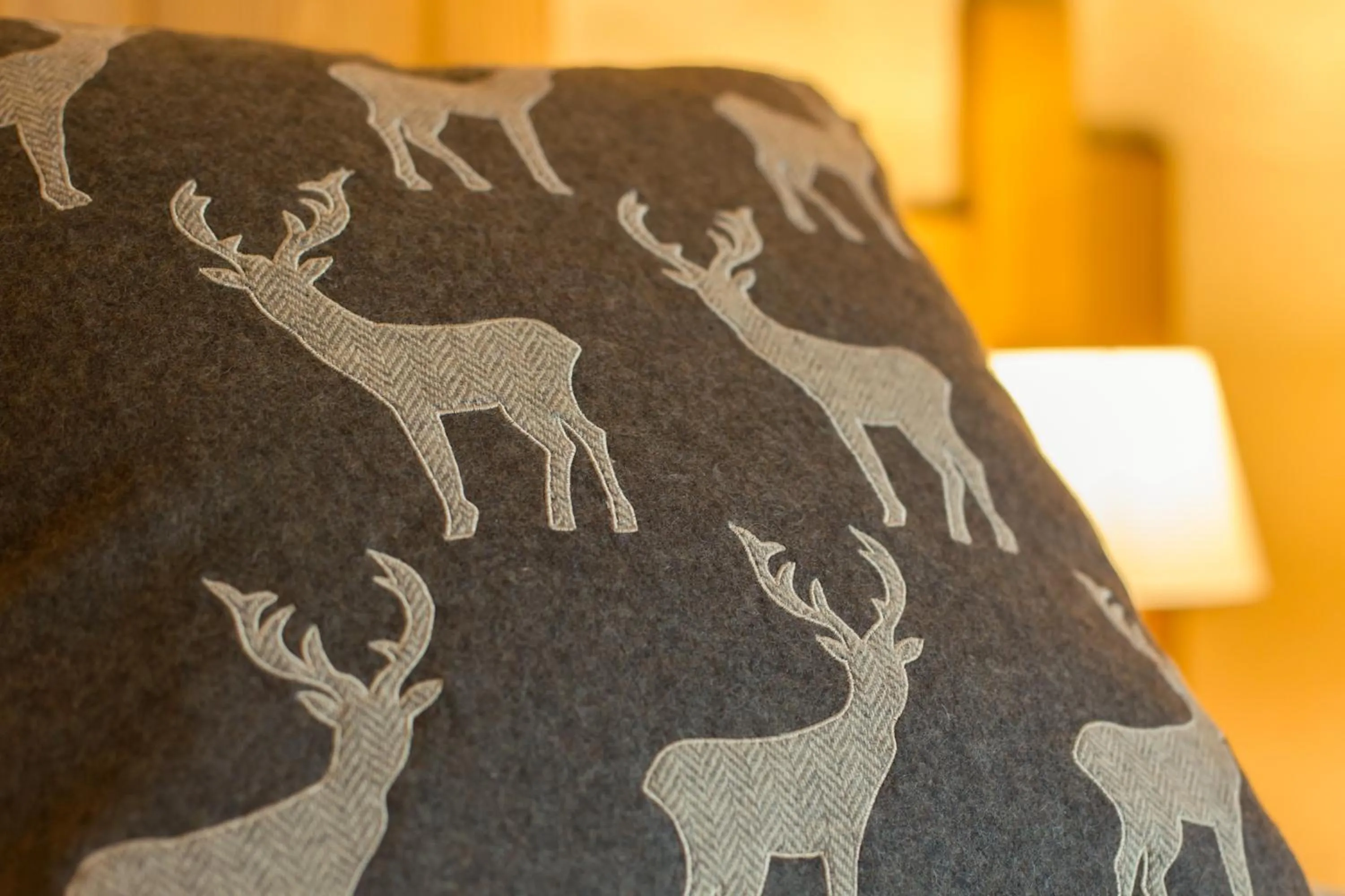 Decorative detail, Bed in Hotel Les Montagnards