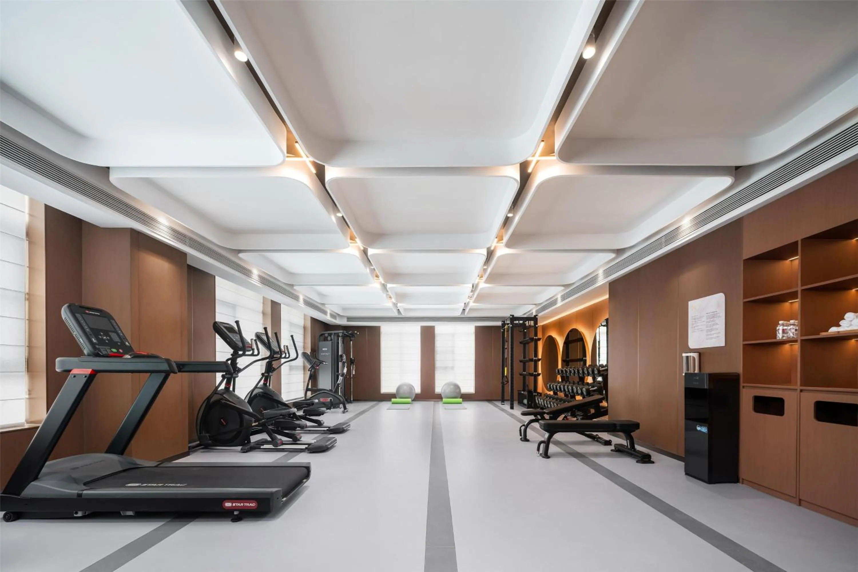 Fitness centre/facilities in Hilton Garden Inn Xinyang East Railway Station