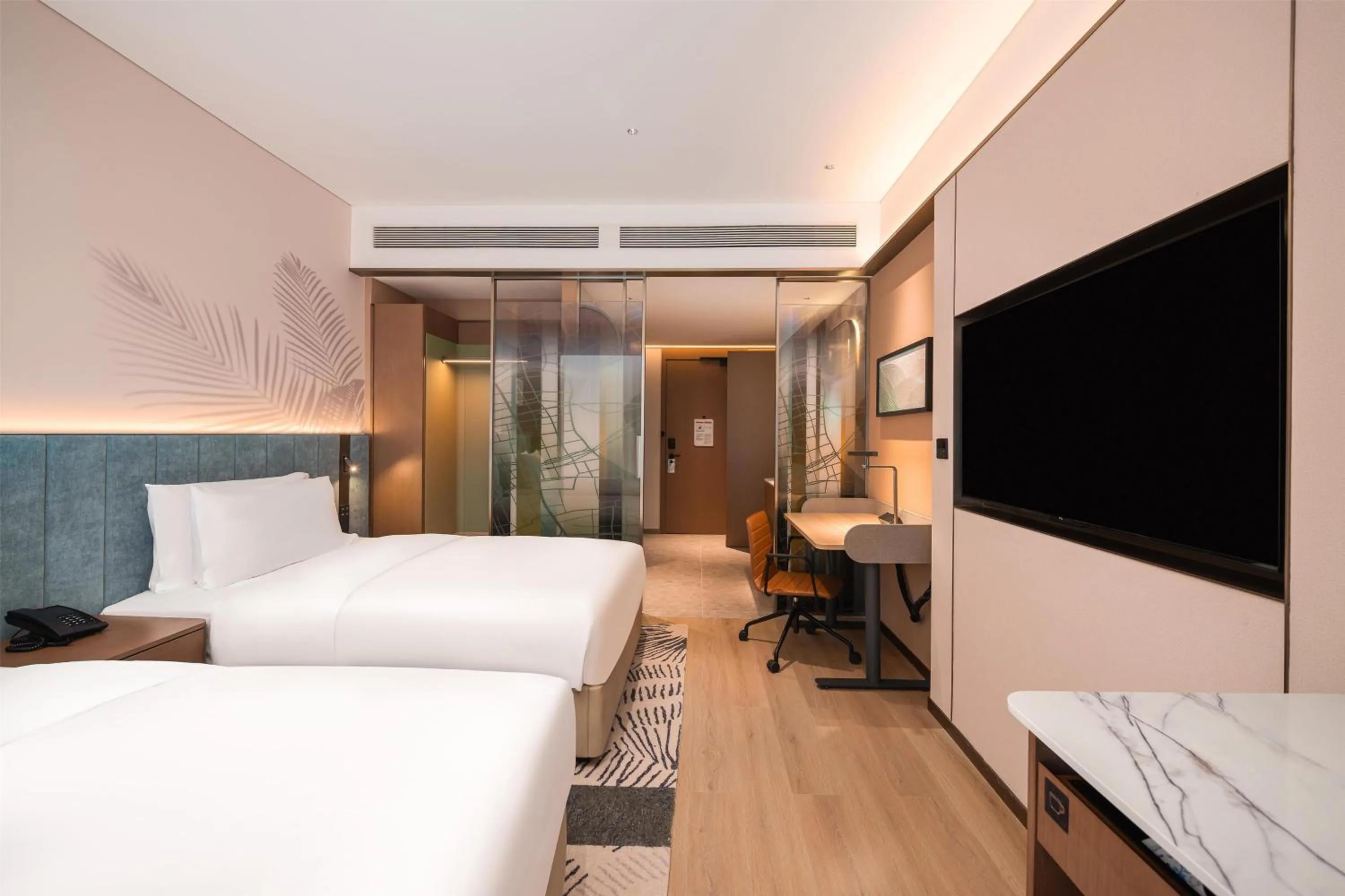 Bed in Hilton Garden Inn Xinyang East Railway Station