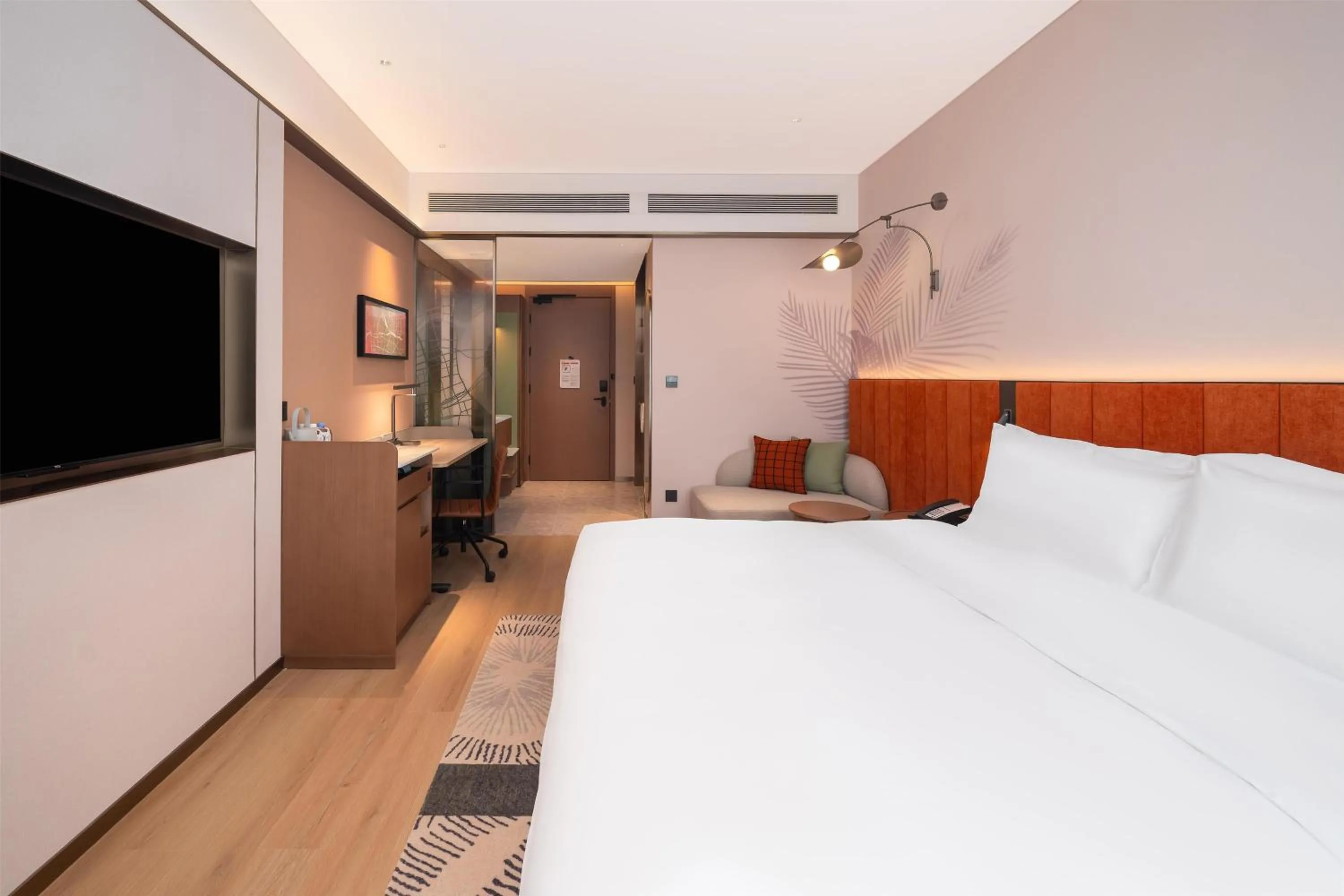 Bed in Hilton Garden Inn Xinyang East Railway Station