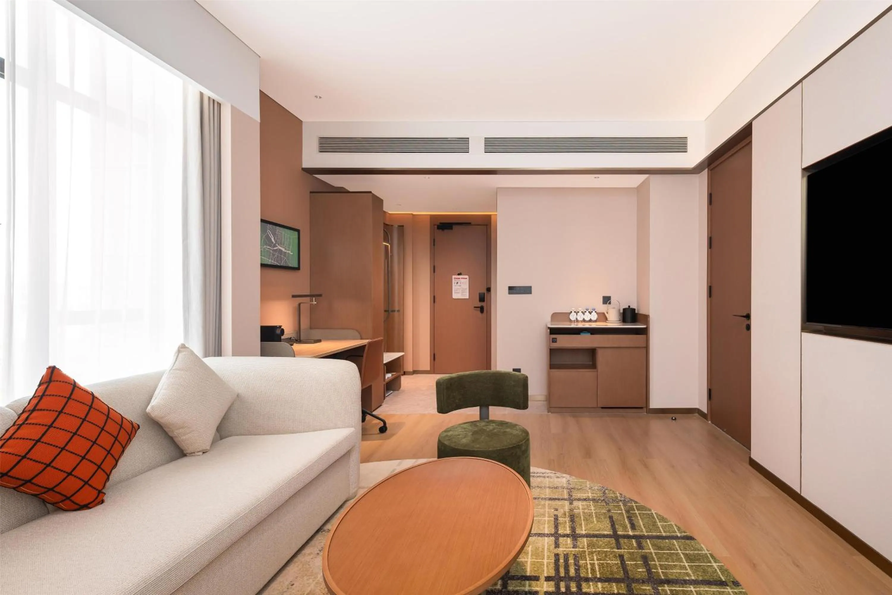 Living room in Hilton Garden Inn Xinyang East Railway Station