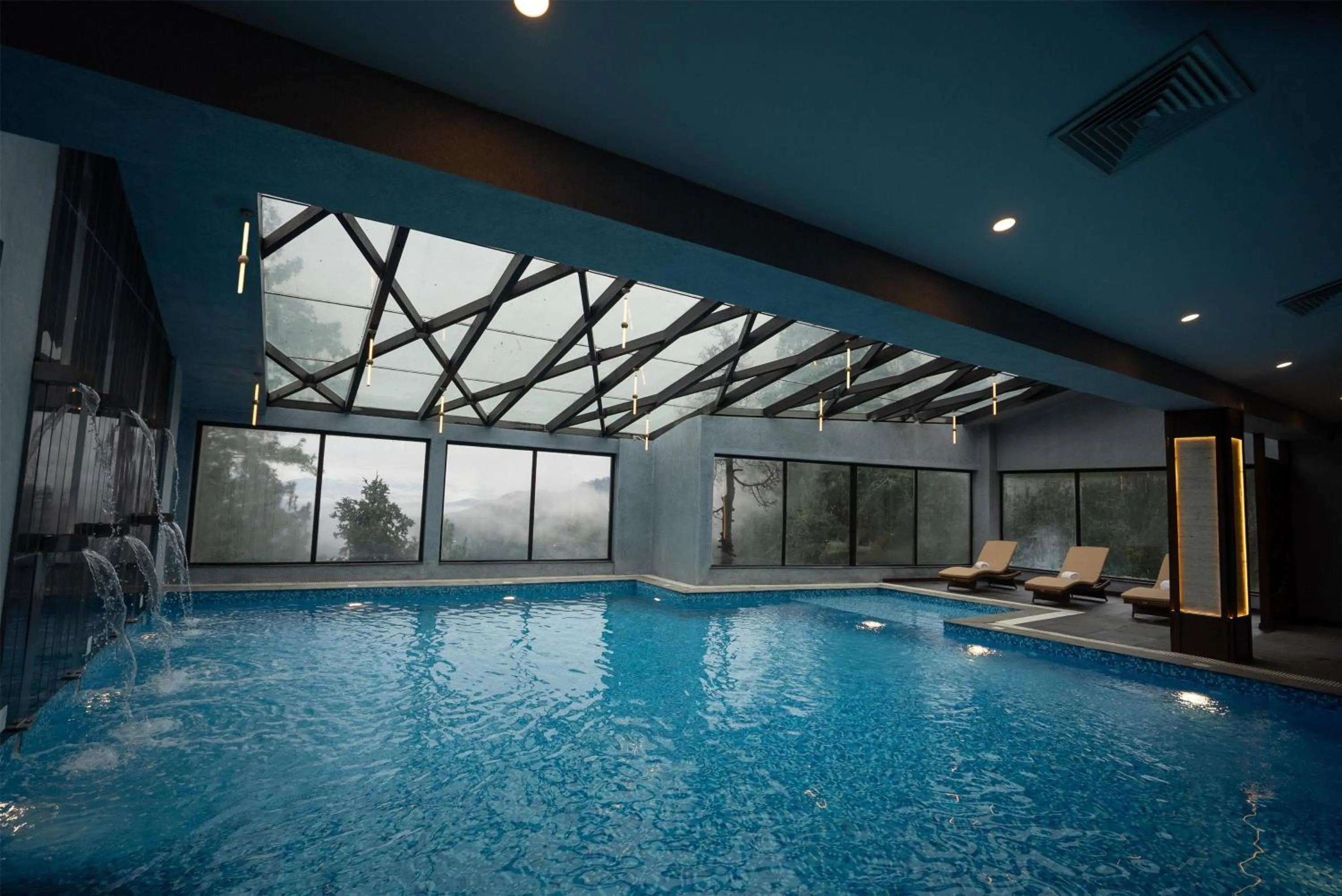 Pool view in Doubletree By Hilton Nathiagali