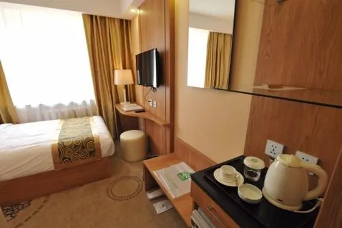 Bed in Flower Hotel Ulaanbaatar