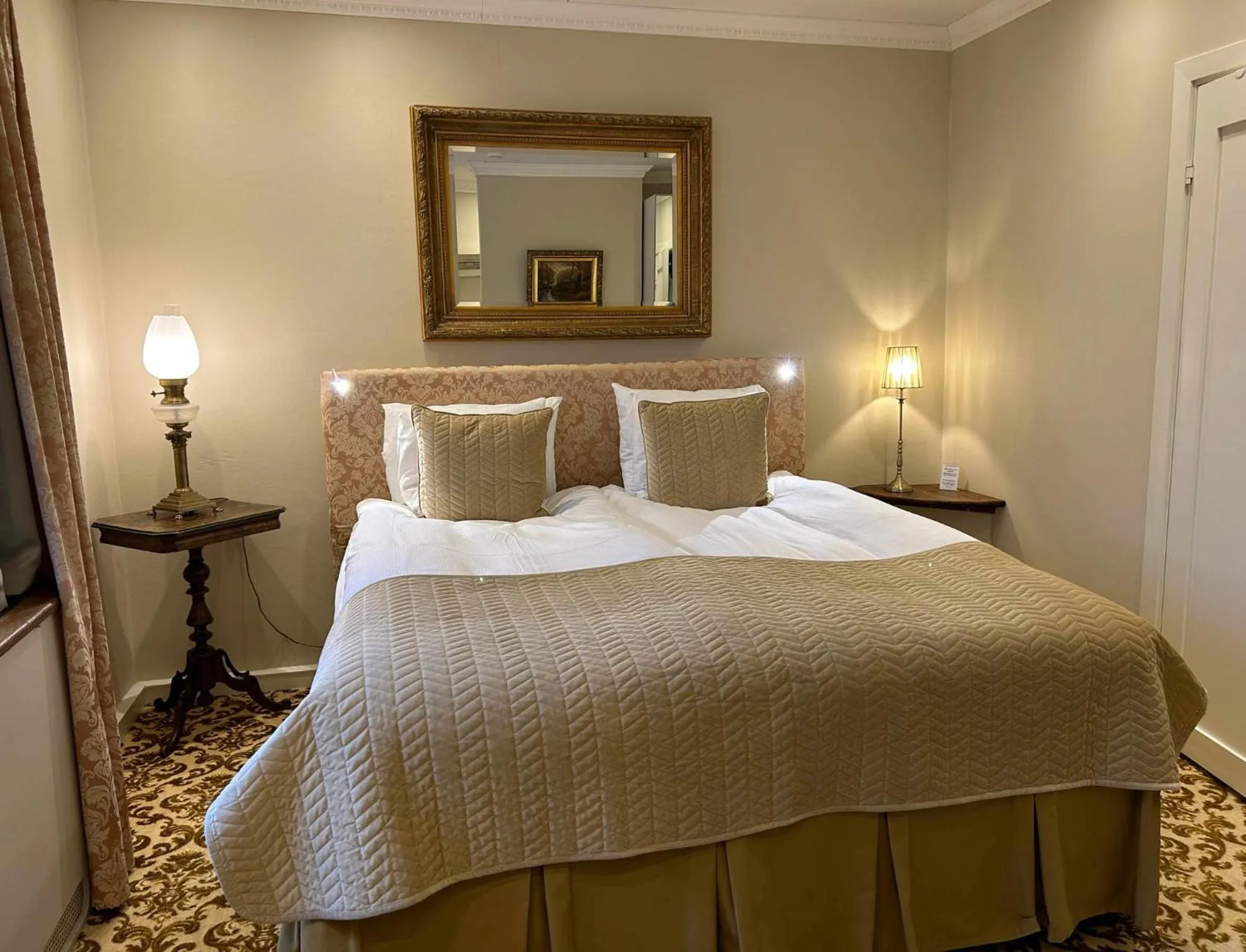 Bed in Sockerslottet Hotell