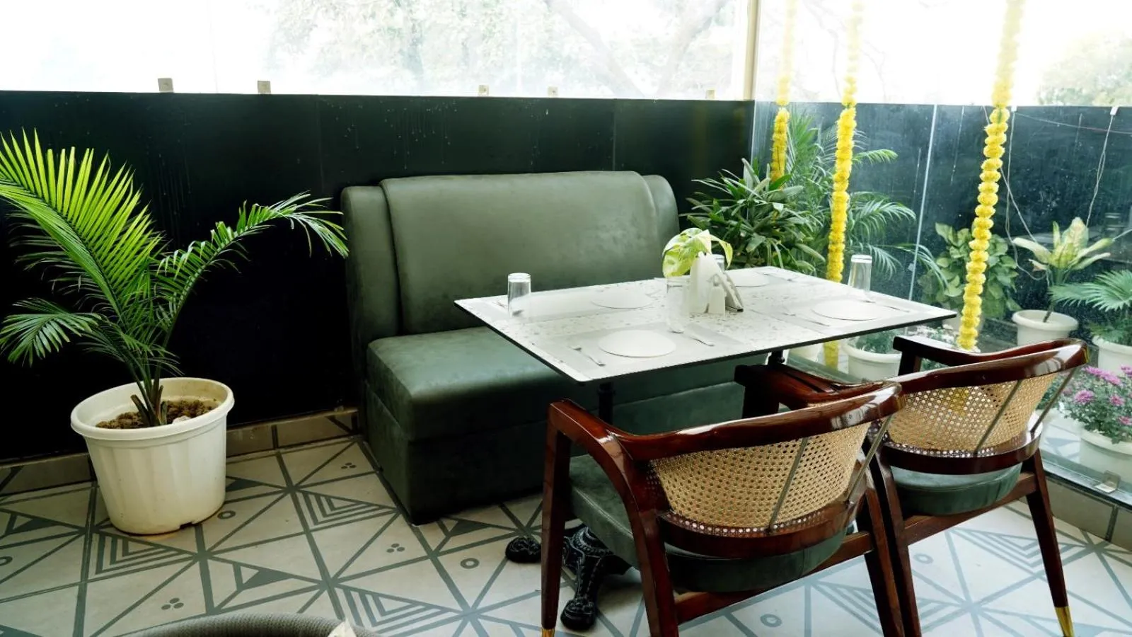 Dining area in Hotel Anant Inn