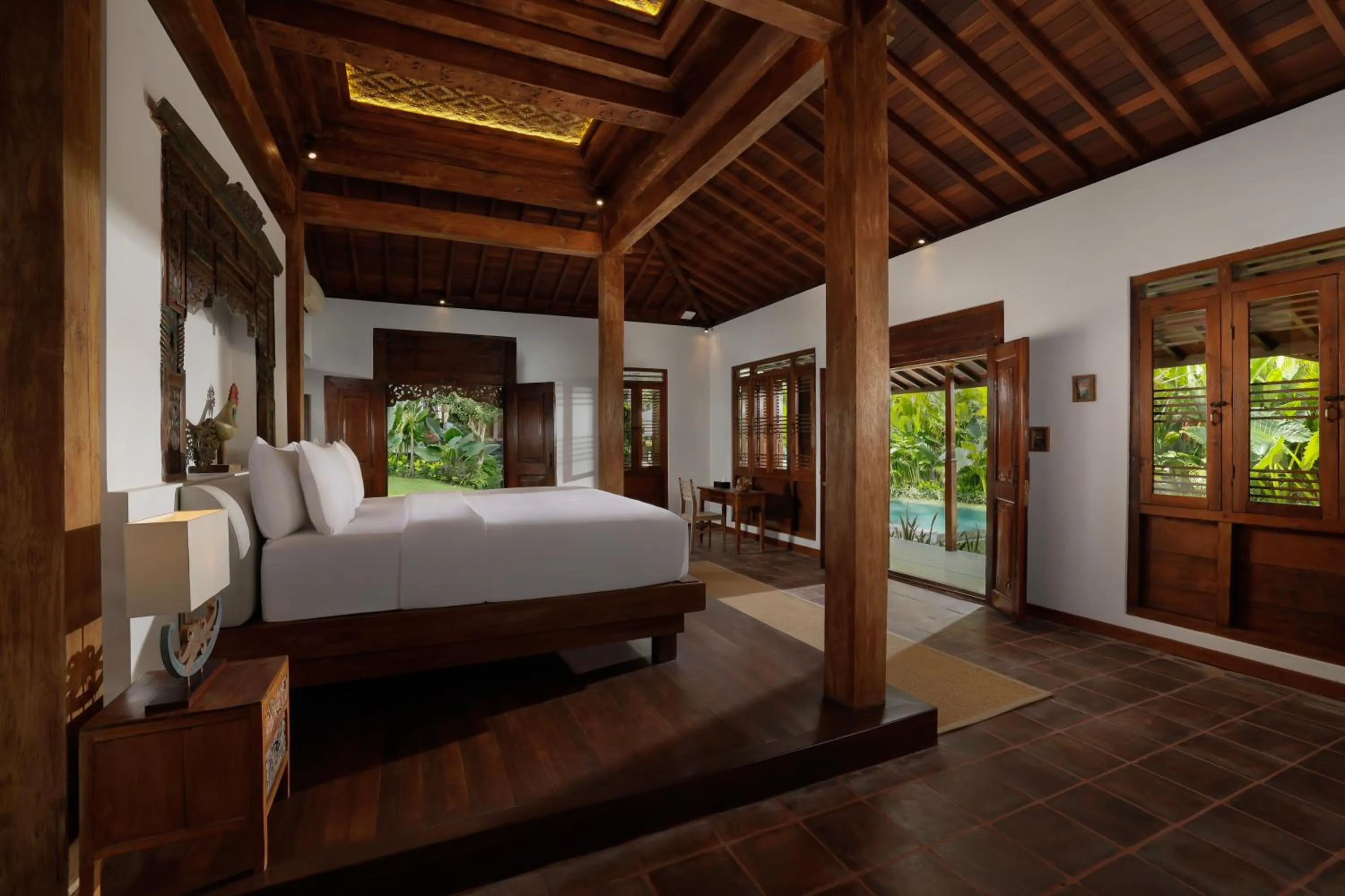 Bedroom, Bed in Villa Tropical Svasti by Nakula