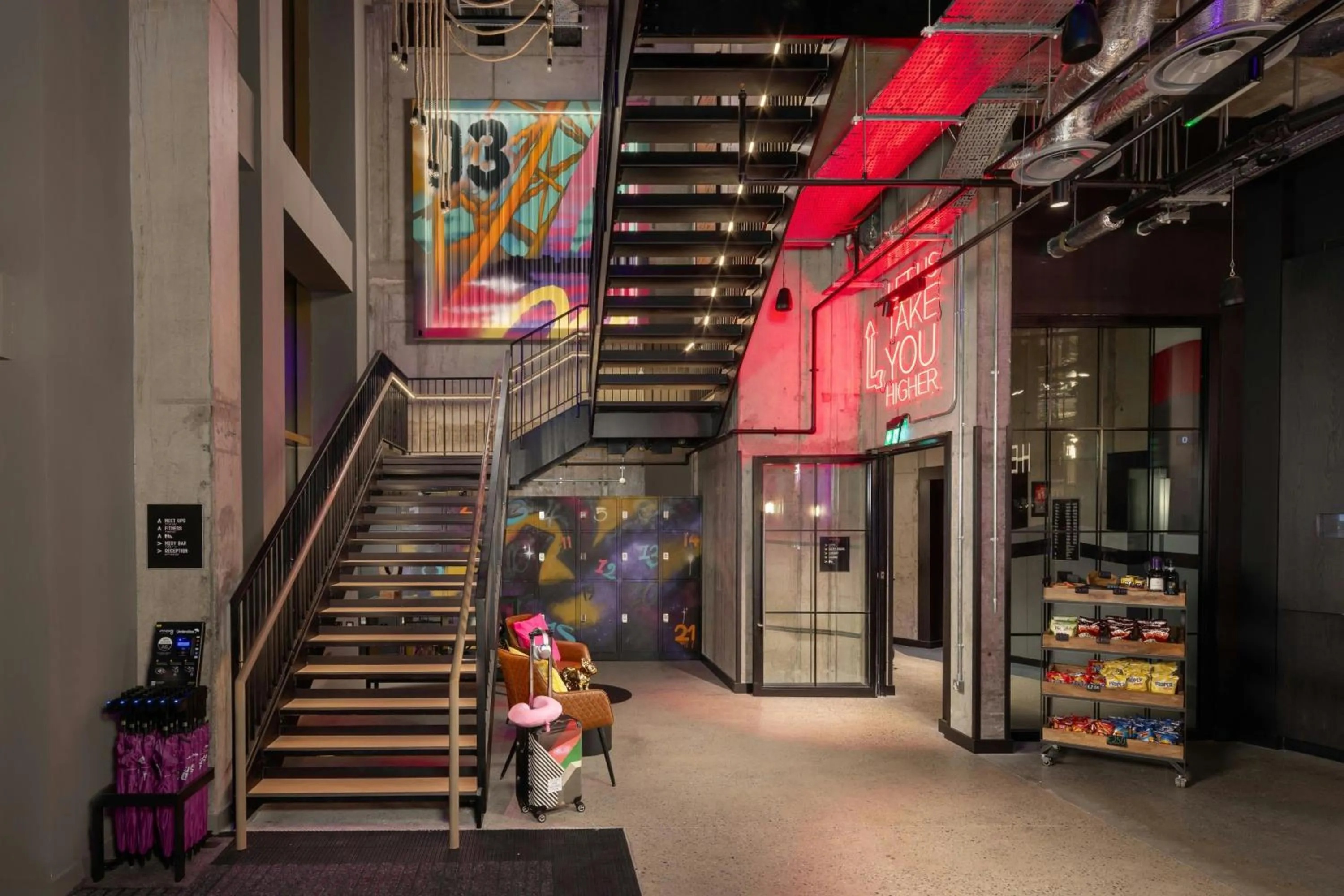 Lobby or reception in Moxy Dublin Docklands