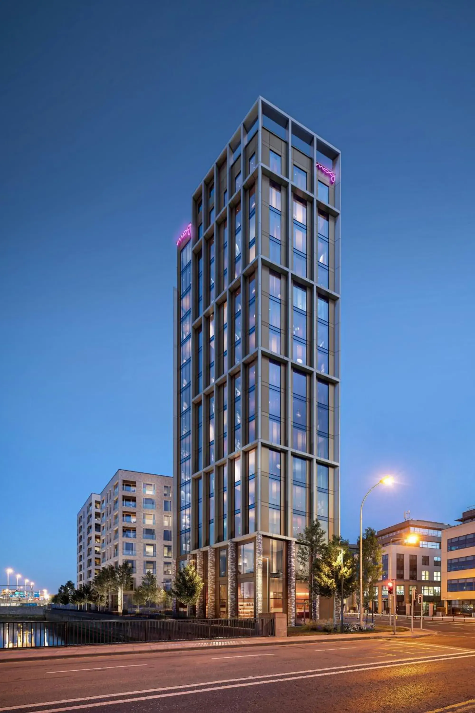 Property building in Moxy Dublin Docklands Property building in Moxy Dublin Docklands