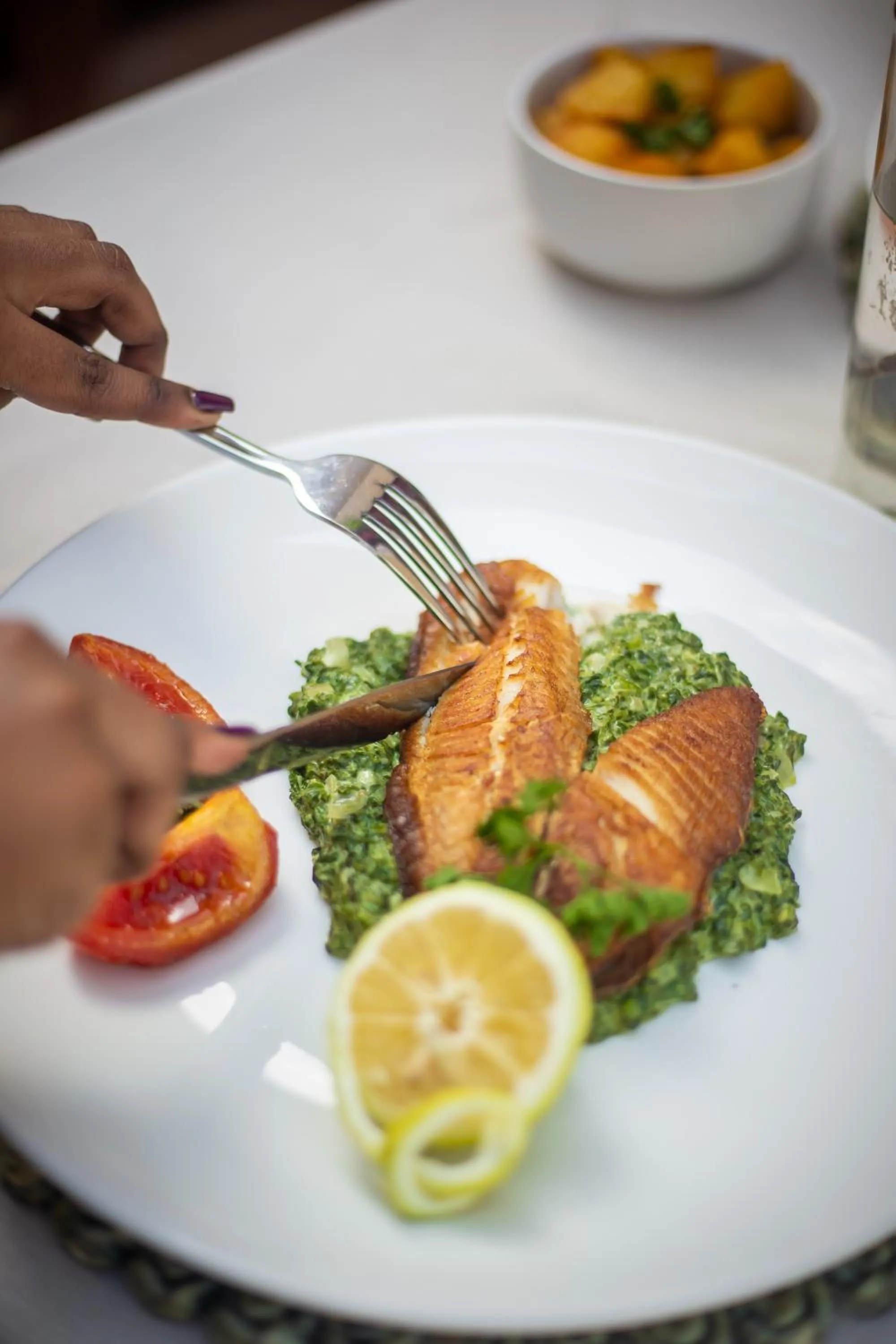 Food close-up in Eagle View Golf