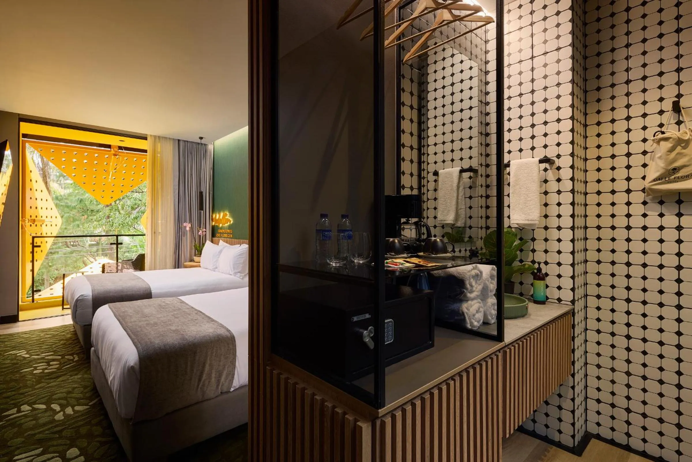 Photo of the whole room, Bed in Calle Flora Hotel by Jalo