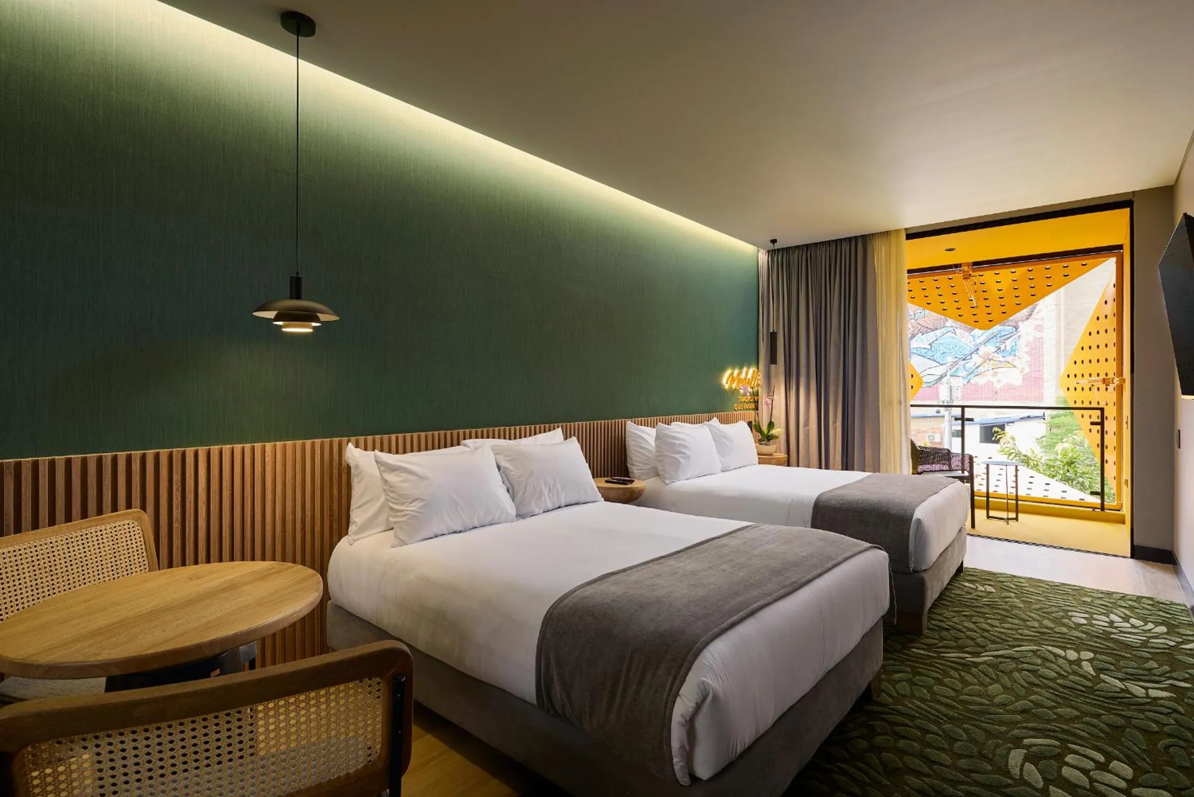 Bedroom, Bed in Calle Flora Hotel by Jalo