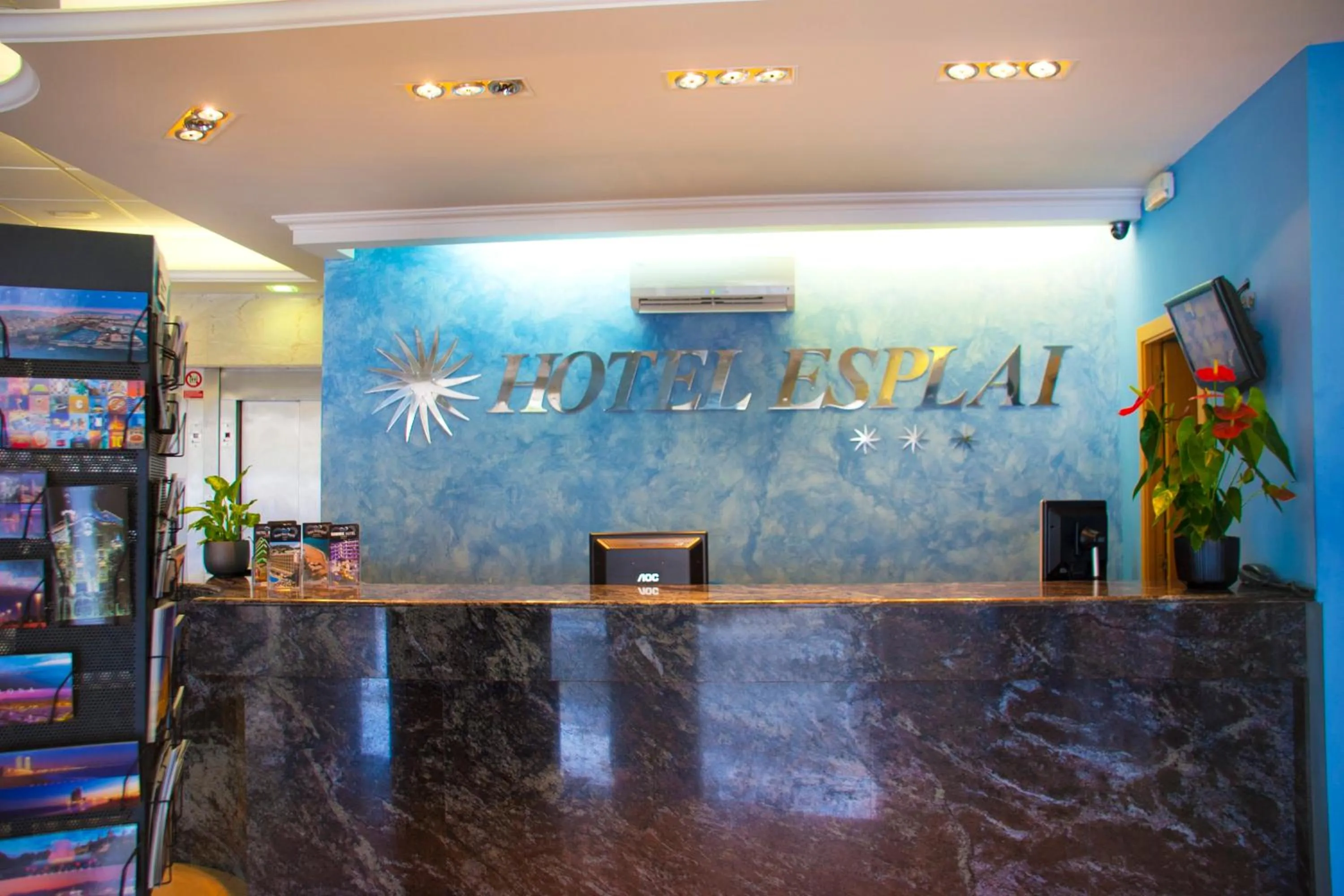 Lobby or reception in Hotel Esplai